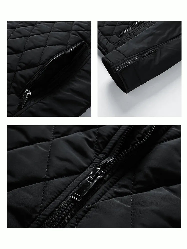 Chaqueta Acolchada Moderna para Hombre con Corte Cómodo y Diseño Estructurado