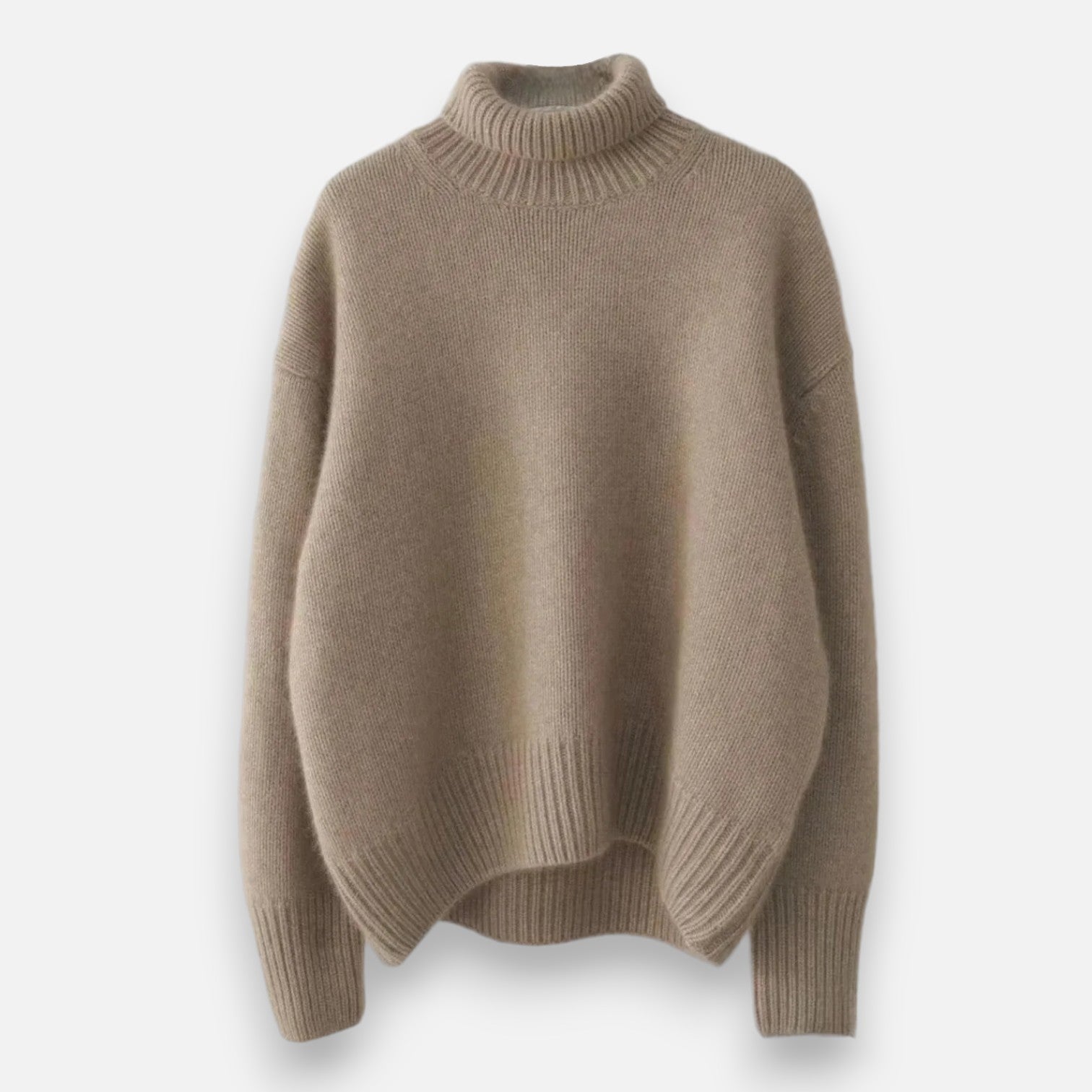 Jersey Mujer Invierno Cuello Alto Cashmere