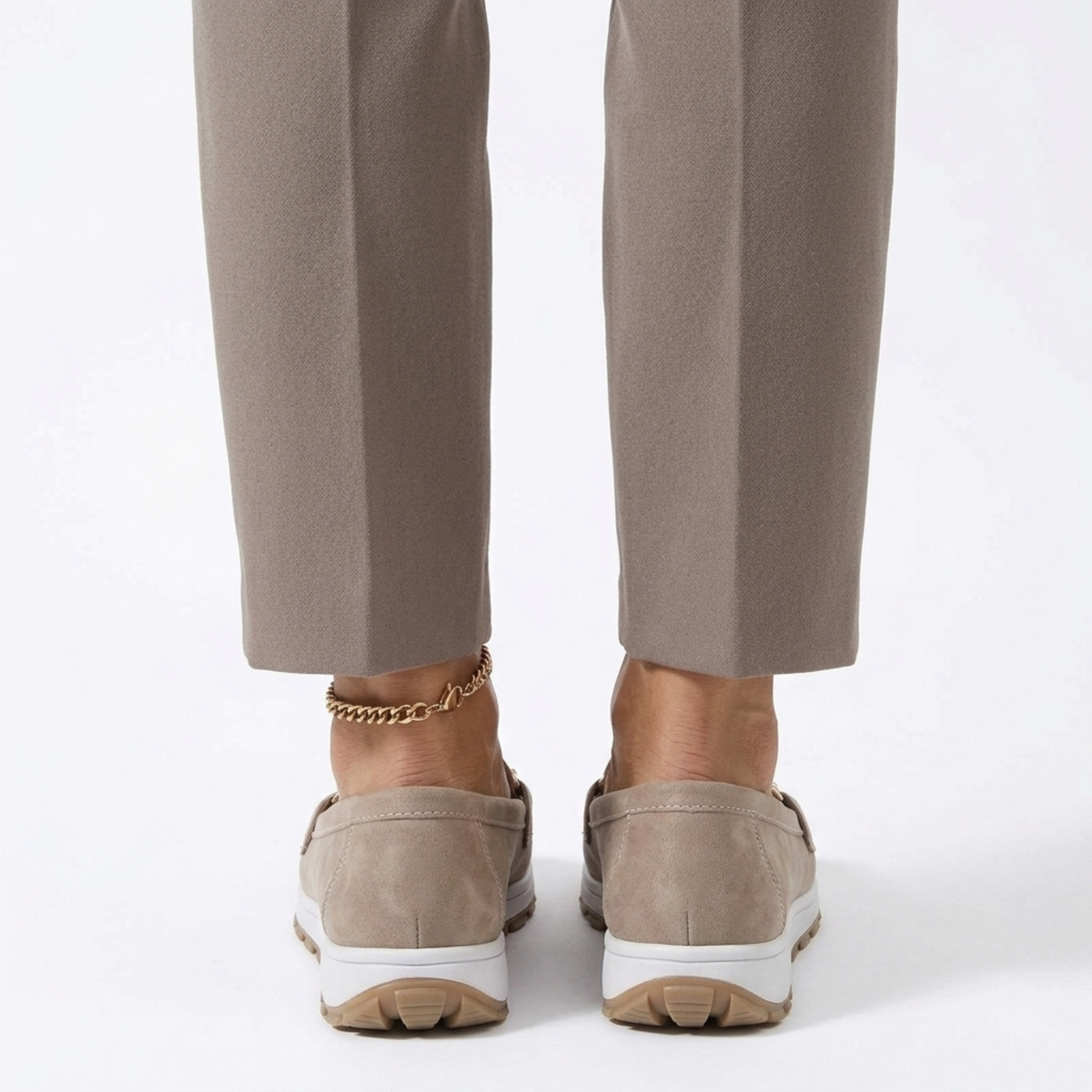 Mocasines mujer planos — calzado con hebilla para oficina