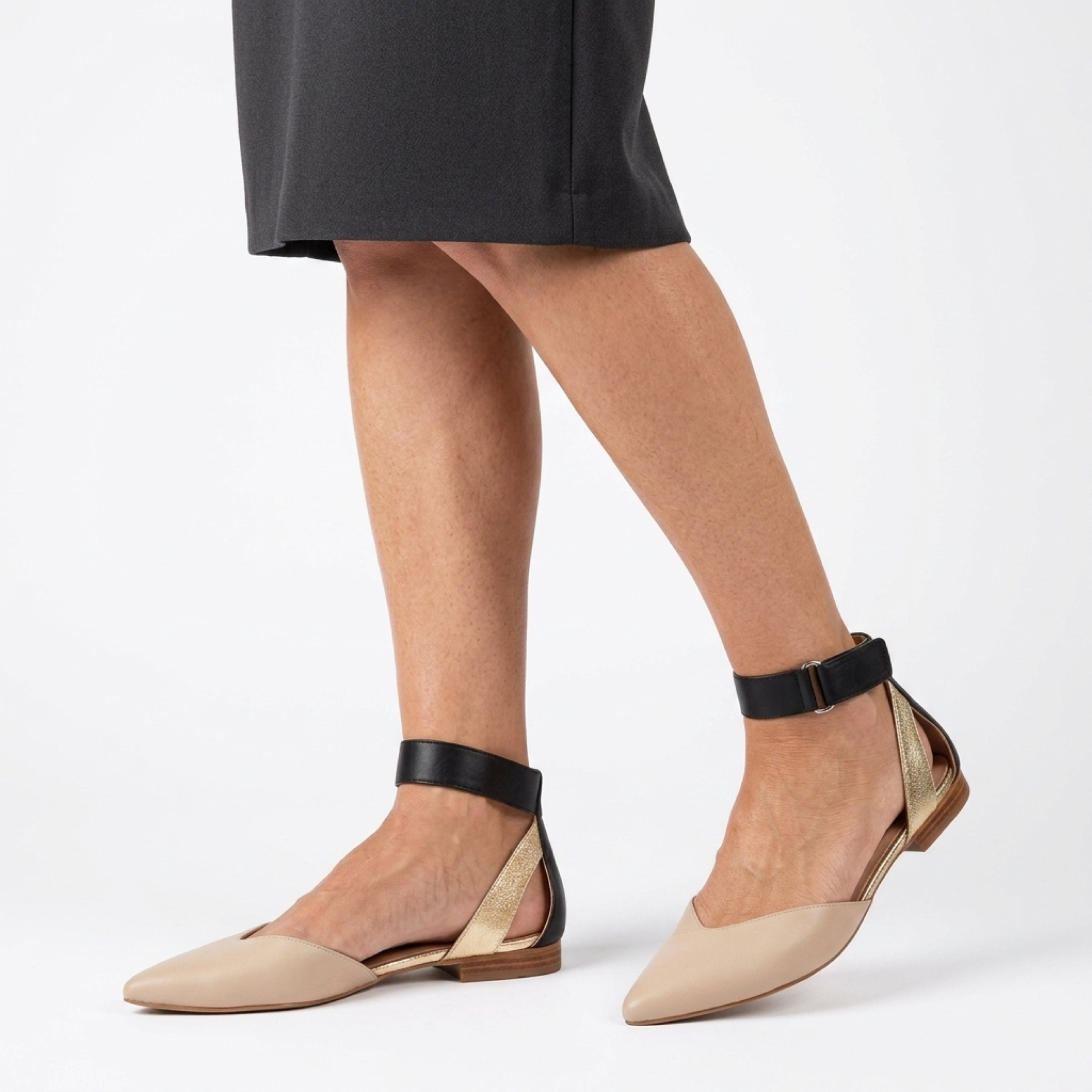 Ballerines femme bout pointu | chaussures plates style bureau