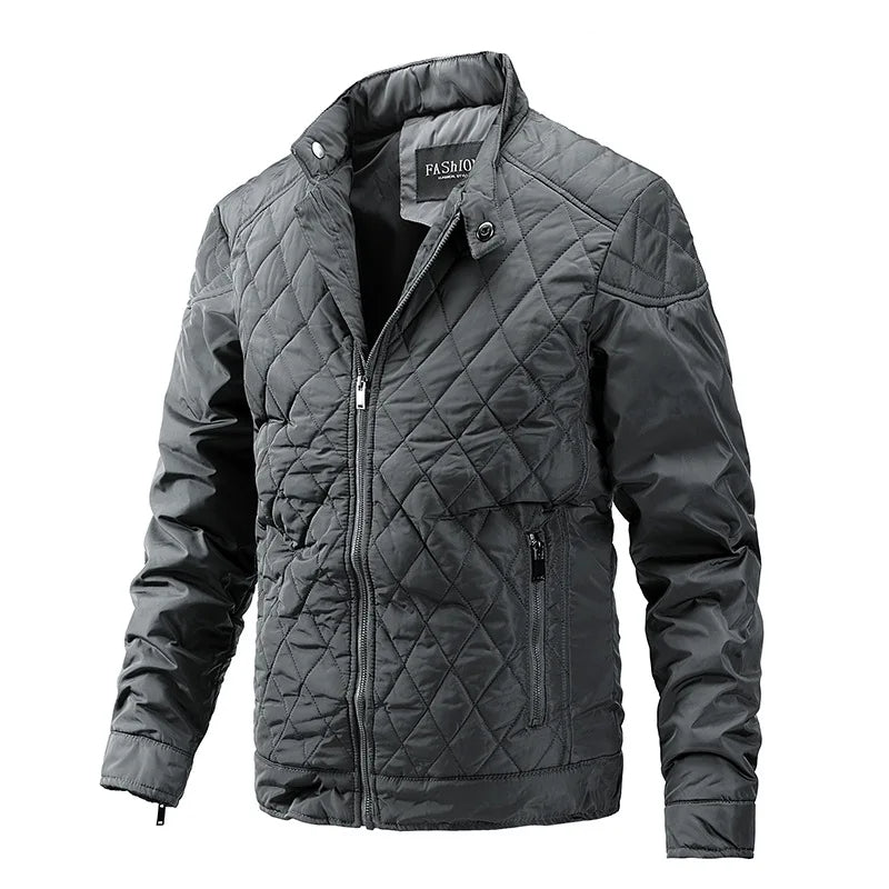 Chaqueta Acolchada Moderna para Hombre con Corte Cómodo y Diseño Estructurado