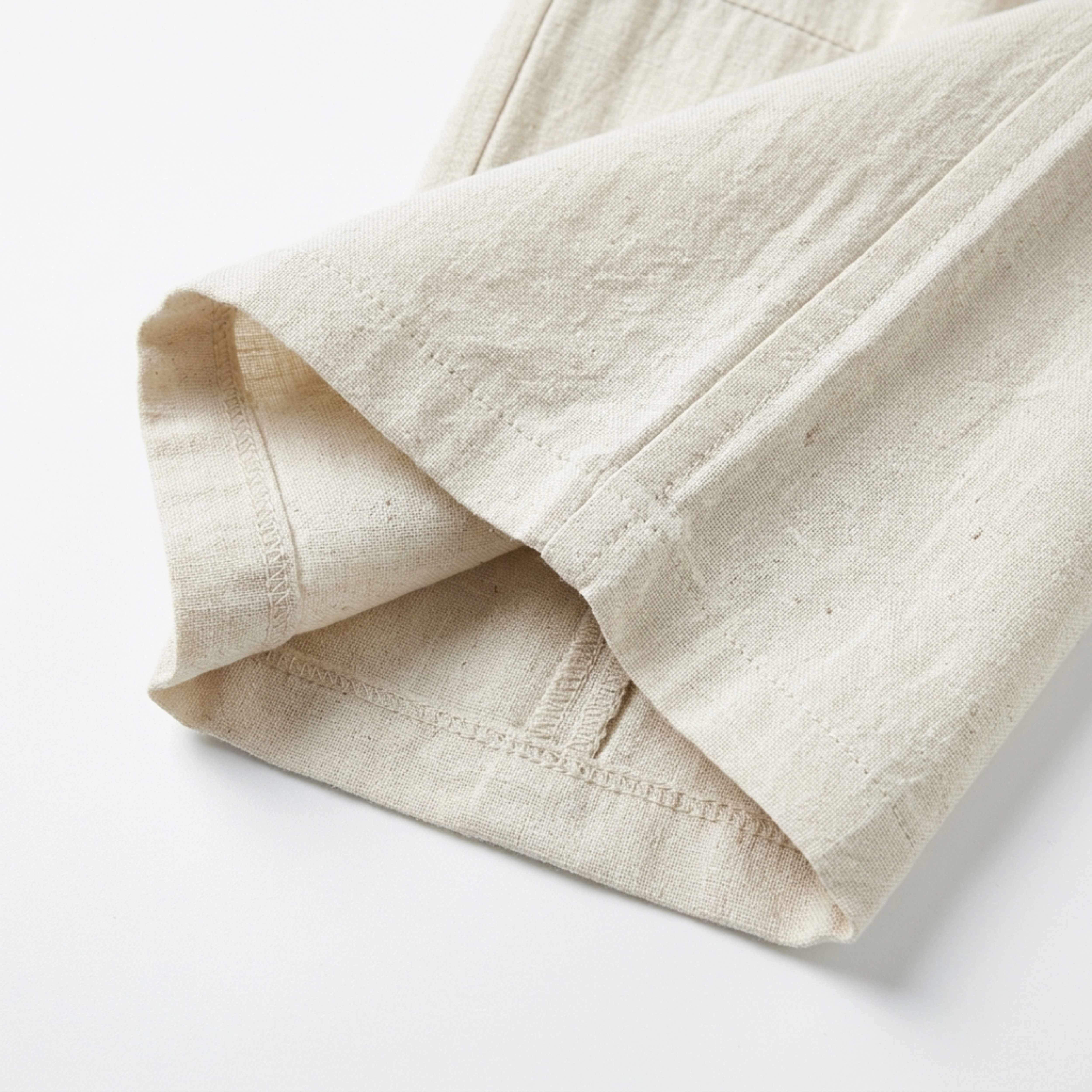 Pantalon en lin homme — coupe fuselée avec taille élastique
