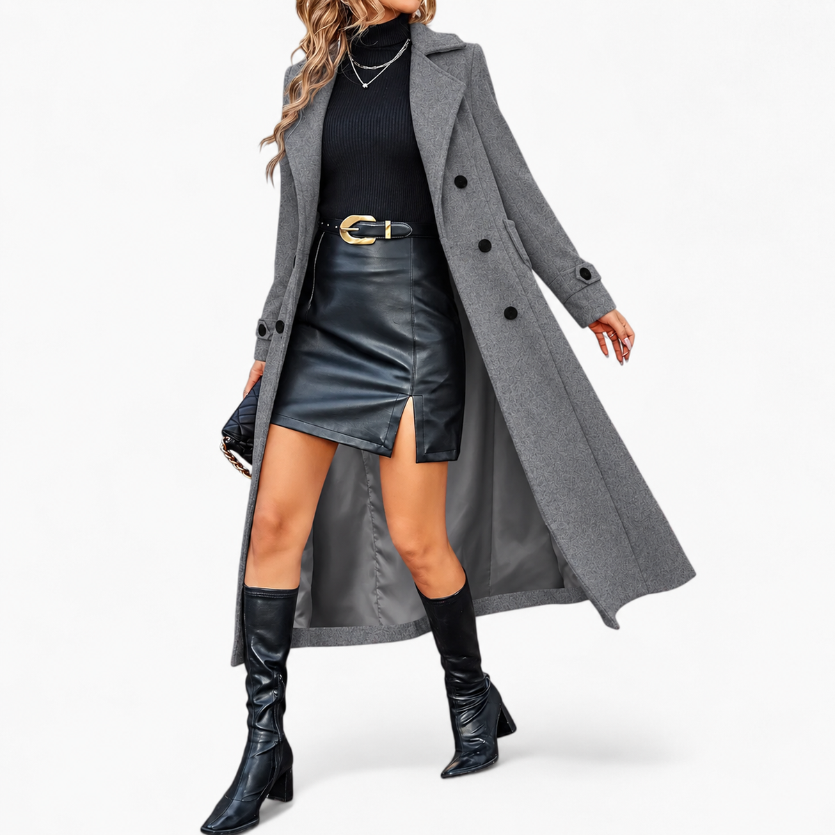 Abrigo Largo de Invierno para Mujer