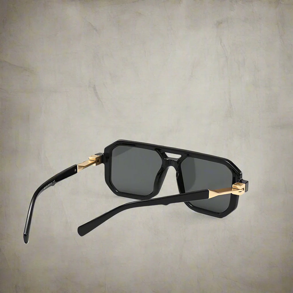 Gafas de Sol Cuadradas Retro de Lujo con Protección UV400 para Hombre y Mujer