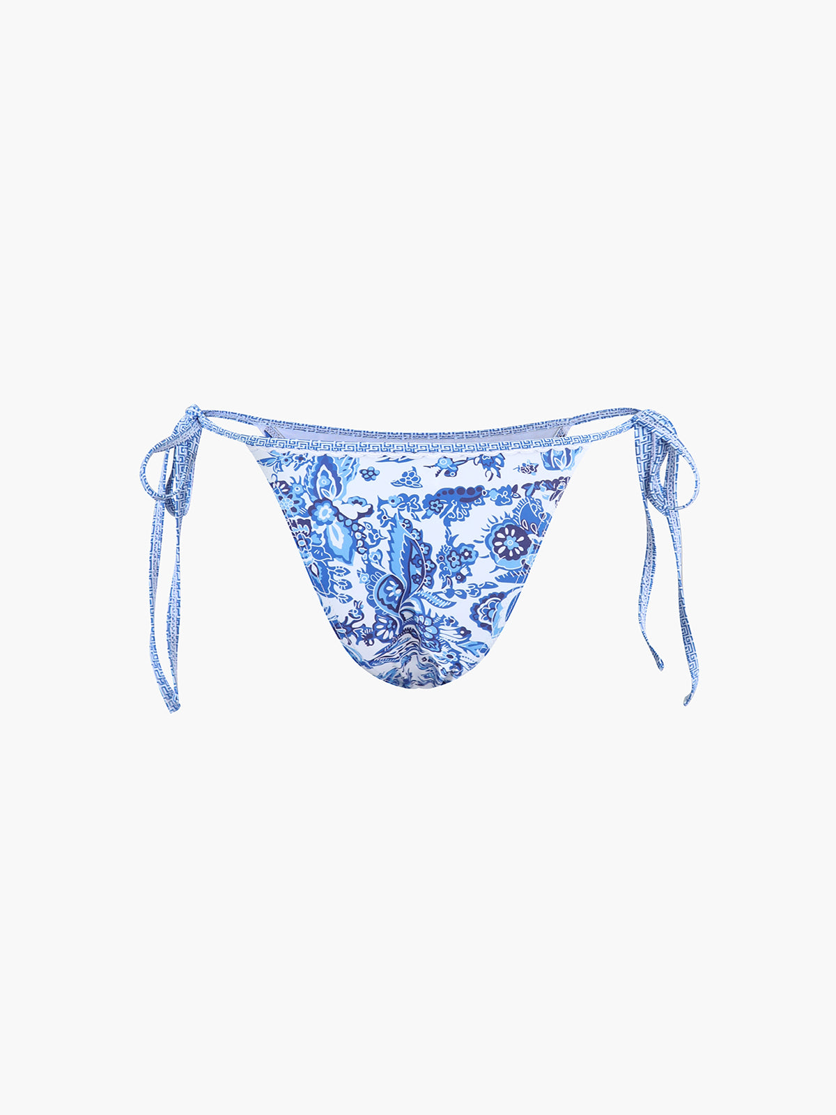 Bikini de Dos Piezas para Mujer con Cuello Halter y Relleno Extraíble con Estampado