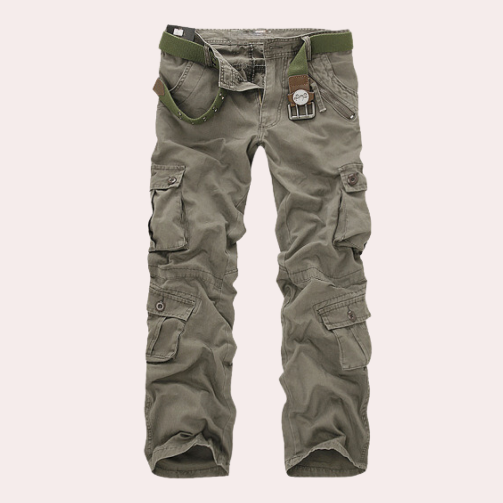 Pantalón Cargo para Hombre Cómodo con Bolsillos Funcionales y Corte Moderno