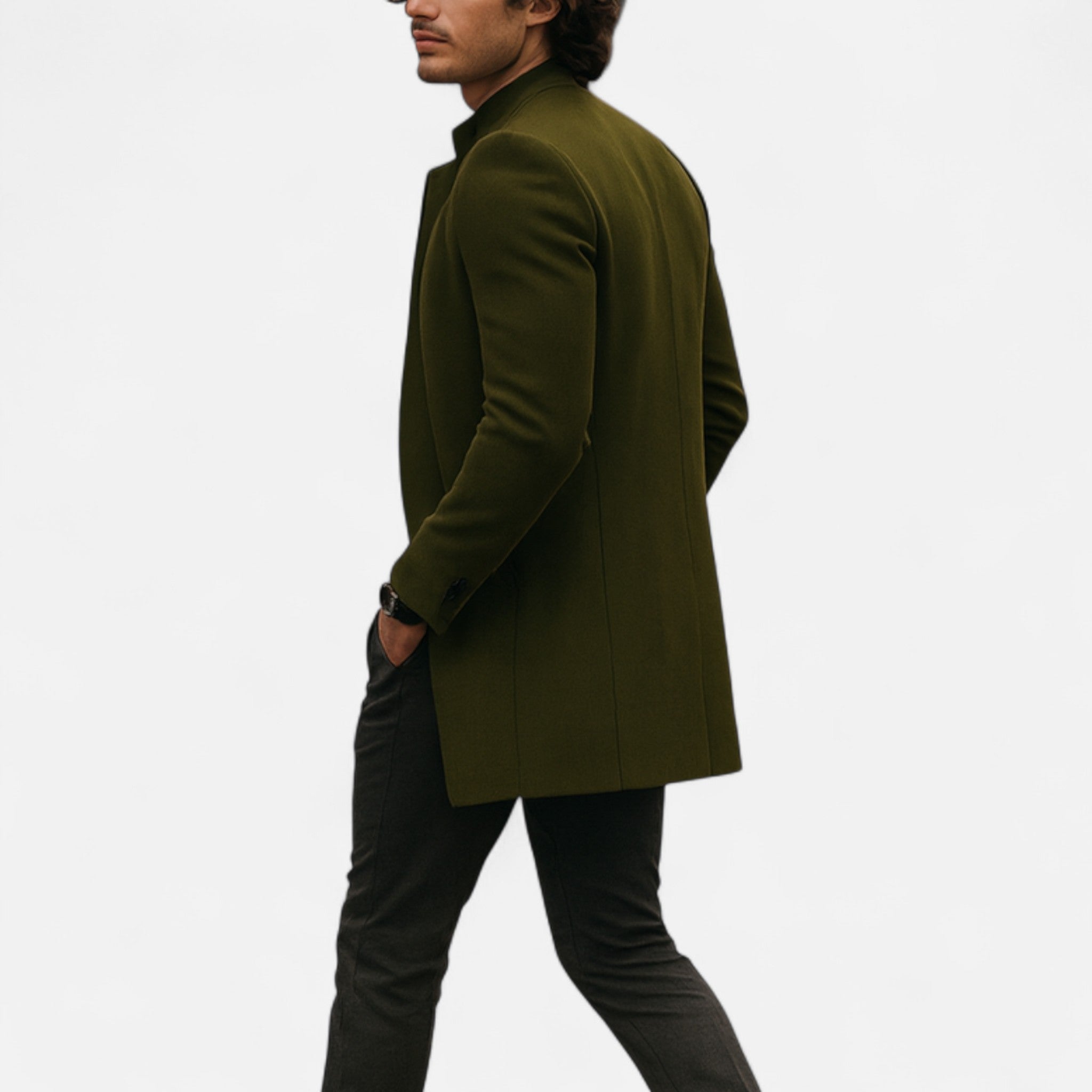 Abrigo Hombre Lana Elegancia Atemporal