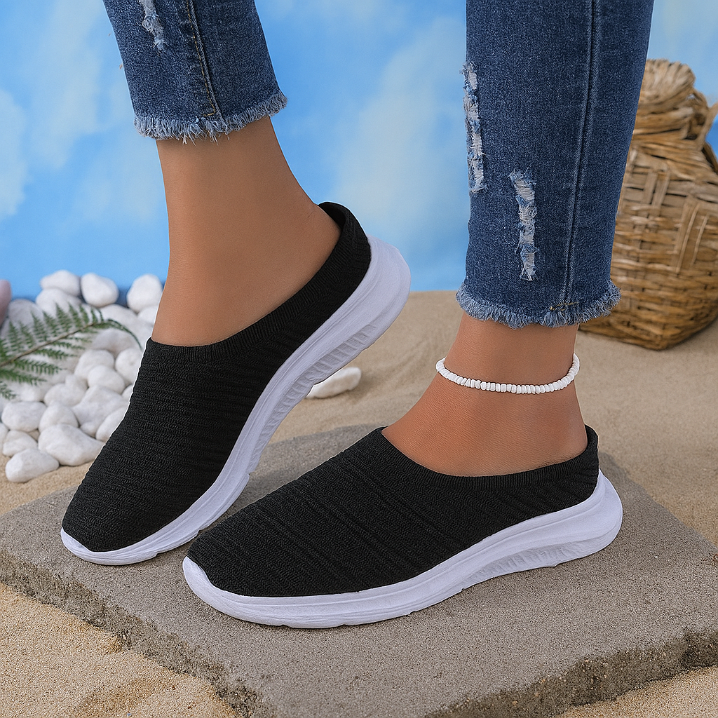 Zapatillas de mujer sin cordones con suela de apoyo para diario