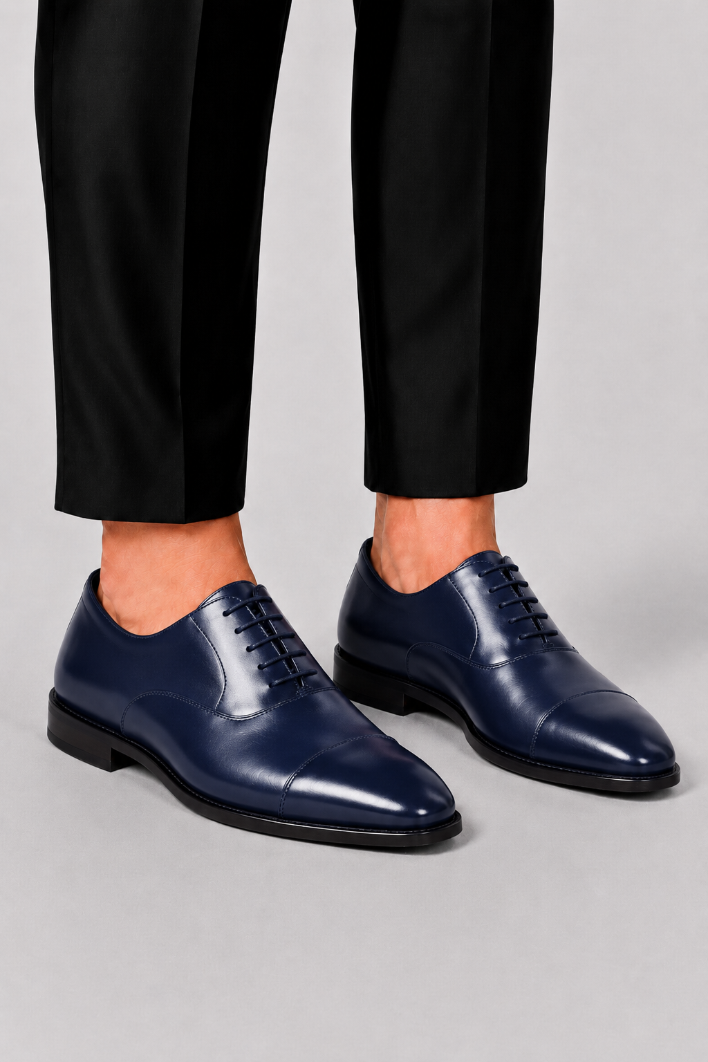 Zapatos Derby de Hombre de Cuero con Cierre de Cordones y Forro Interior
