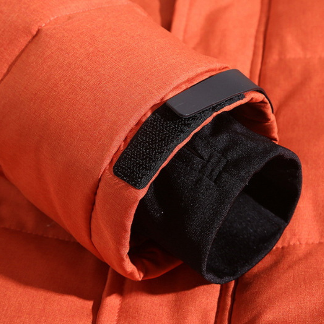 Veste matelassée en duvet pour homme avec finition déperlante