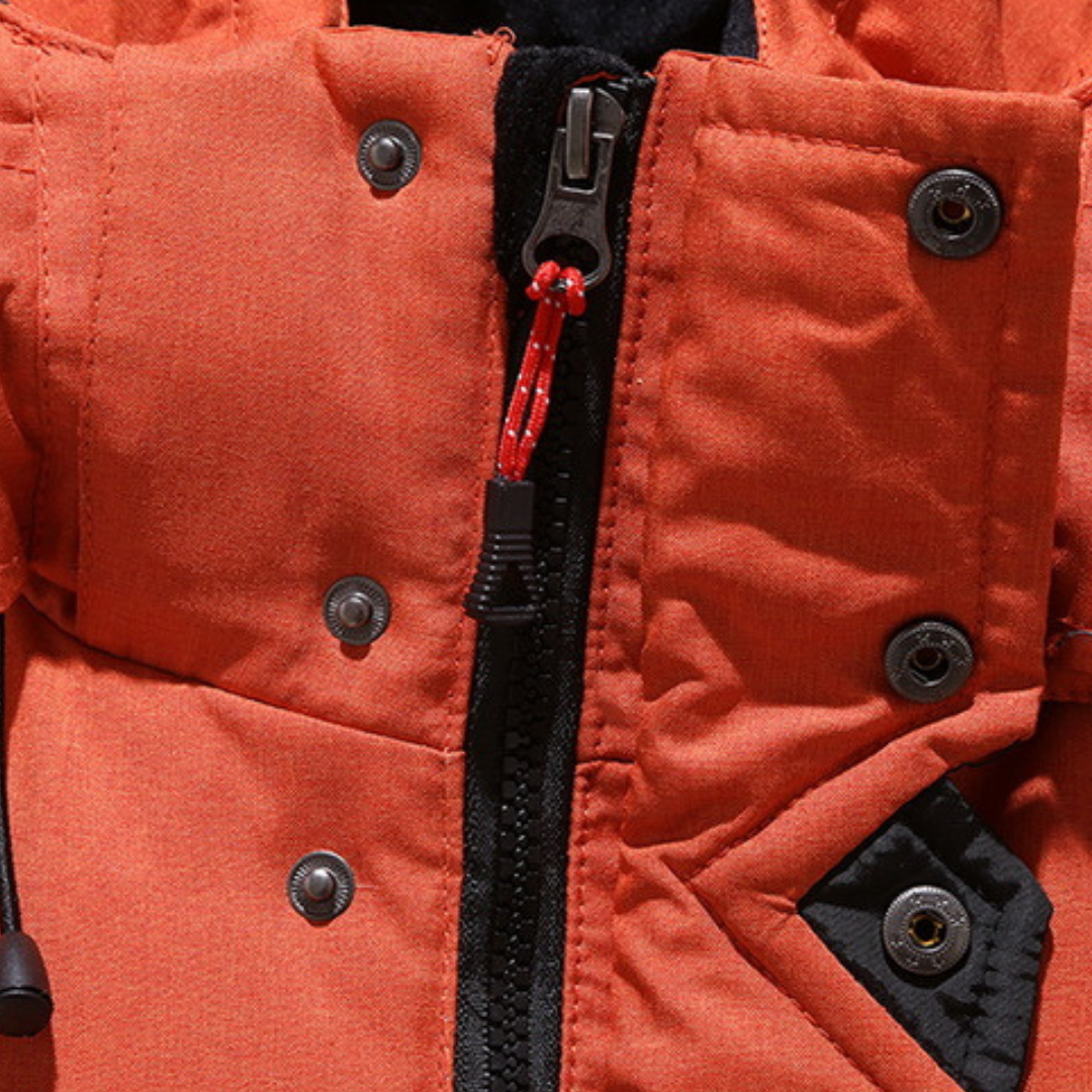 Veste matelassée en duvet pour homme avec finition déperlante