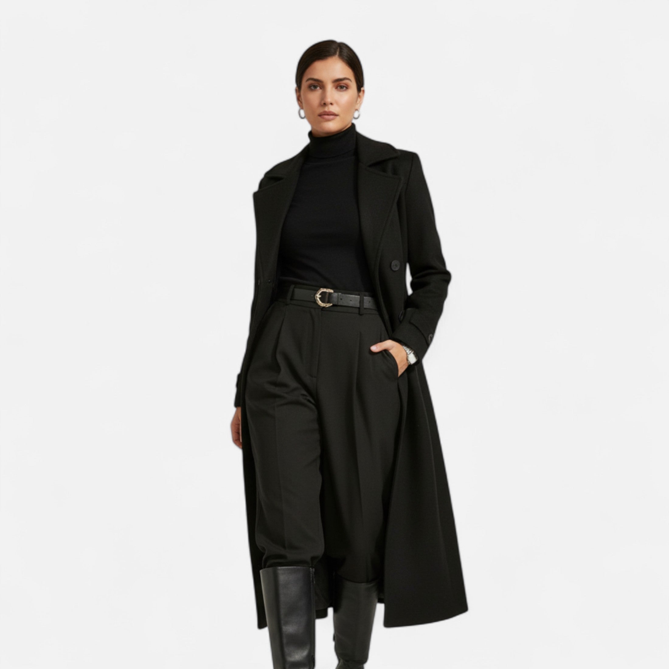 Abrigo Largo de Invierno para Mujer