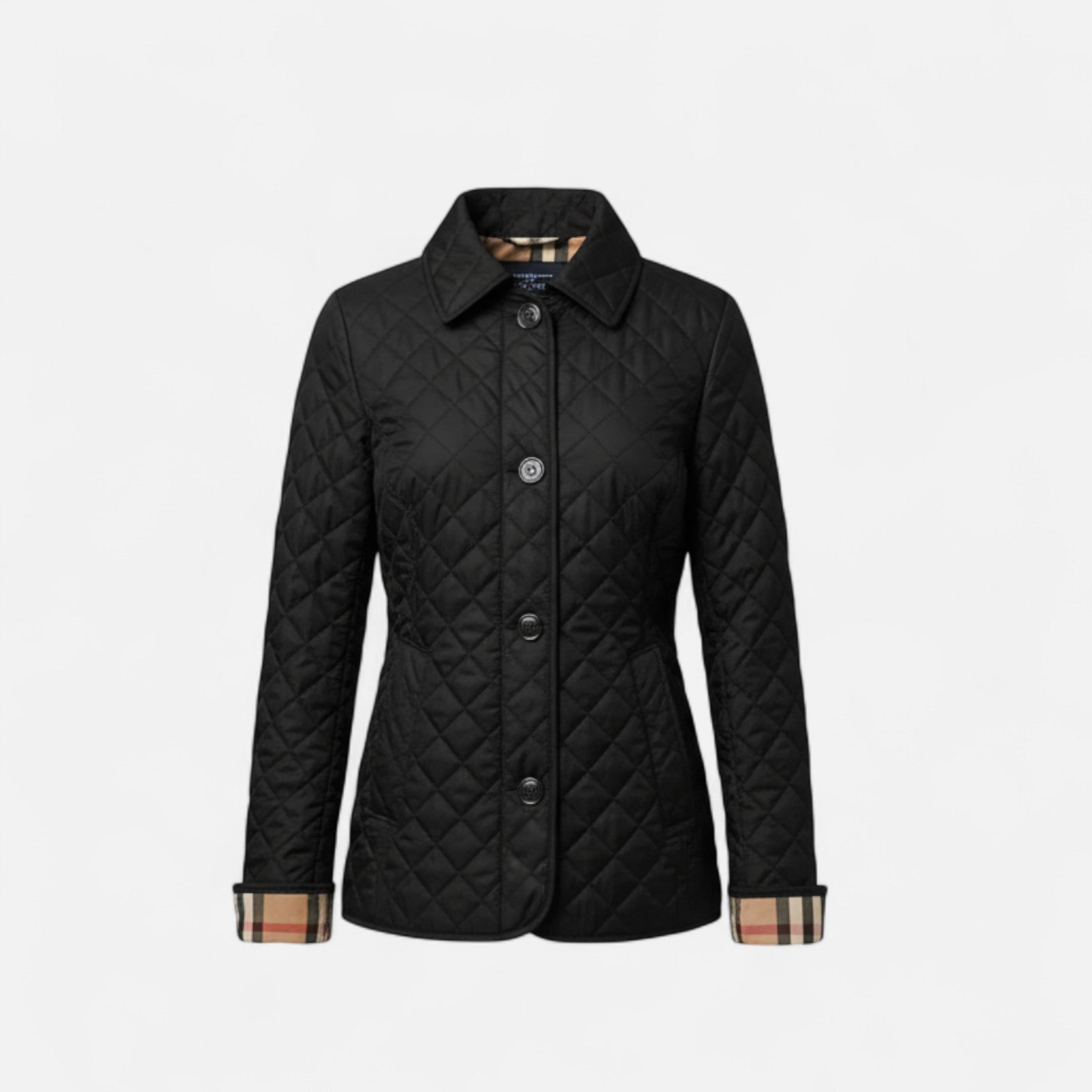 Eliaro Moda | Casaco Acolchoado Mulher Gola Lapela Elegante