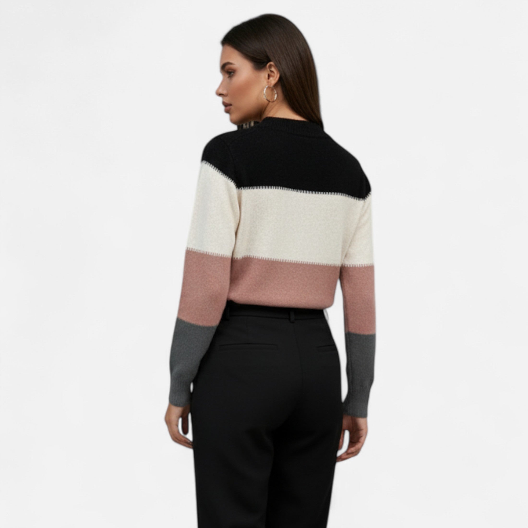 Jersey de Cuello Alto Clásico para Mujer