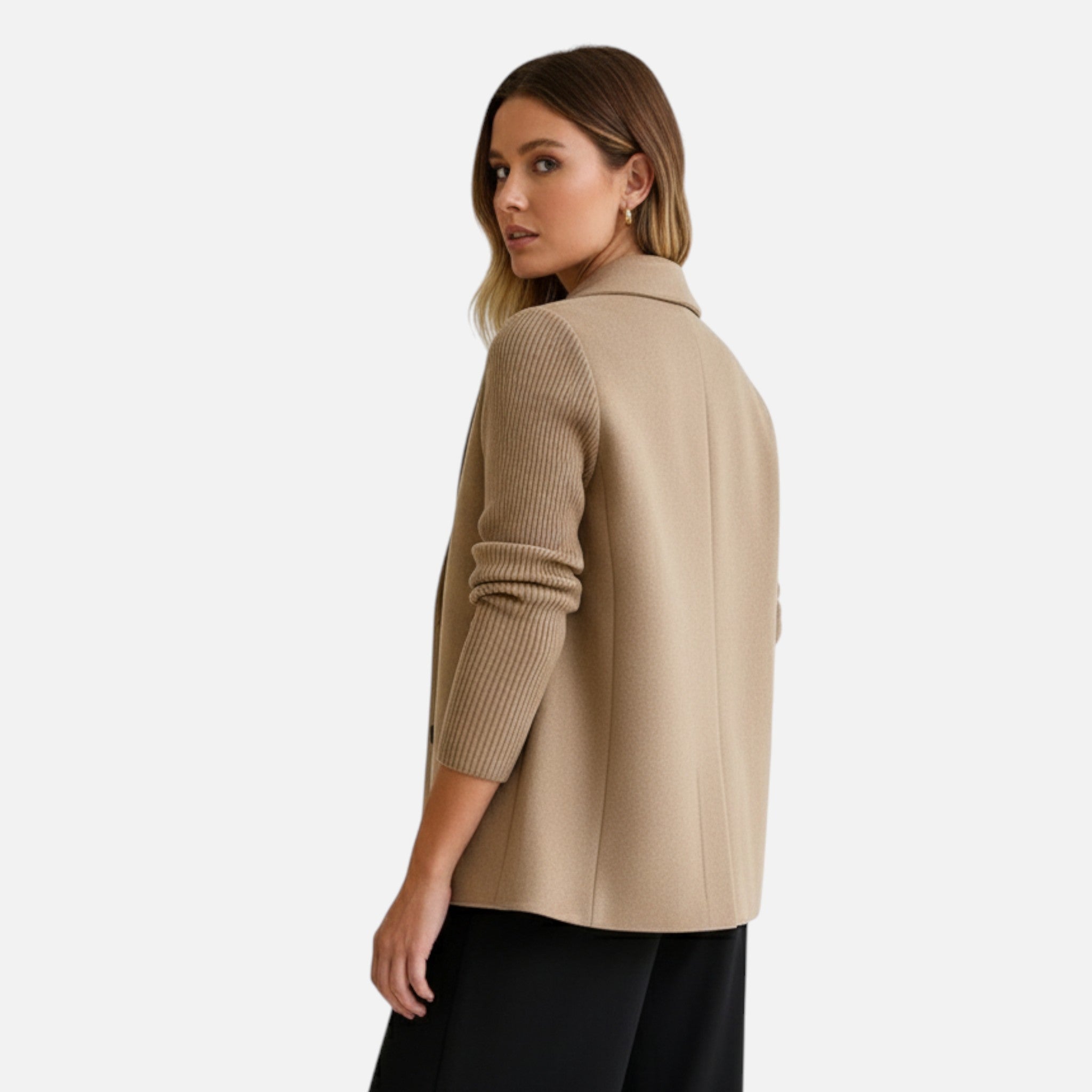 Eliaro Moda | Γυναικείο κομψό χειμερινό παλτό από μαλλί