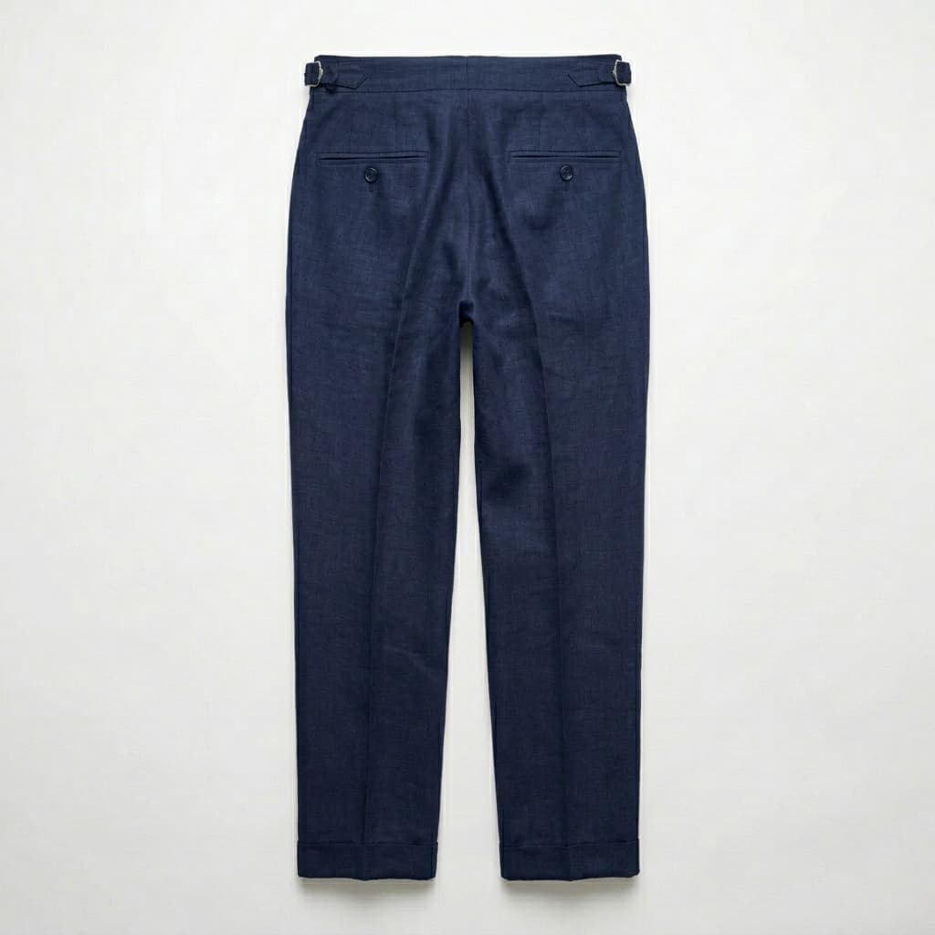 Pantalon en lin pour homme — coupe tailleur — événements et mariages