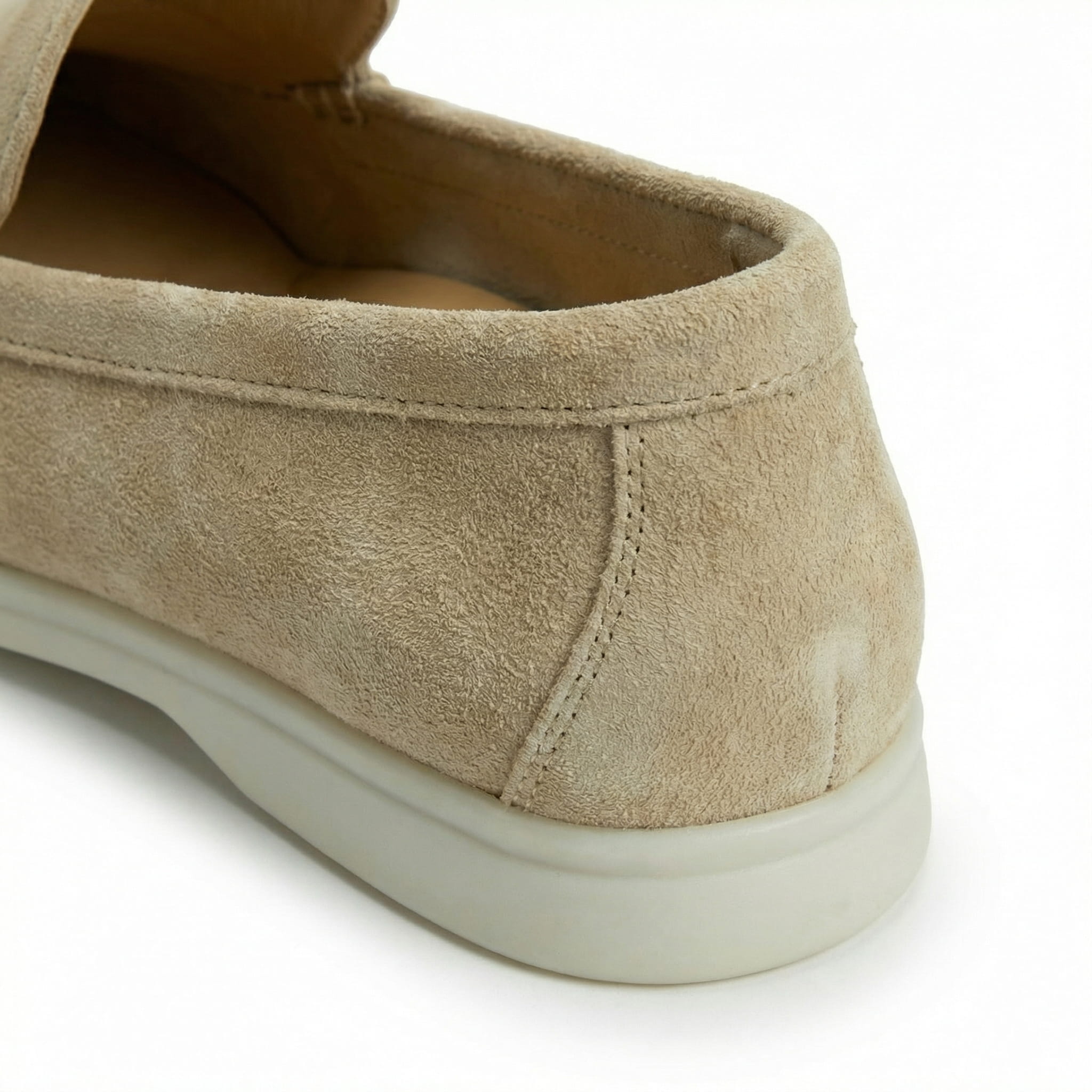 Mocasines de ante hombre — suela flexible ligera — uso diario oficina