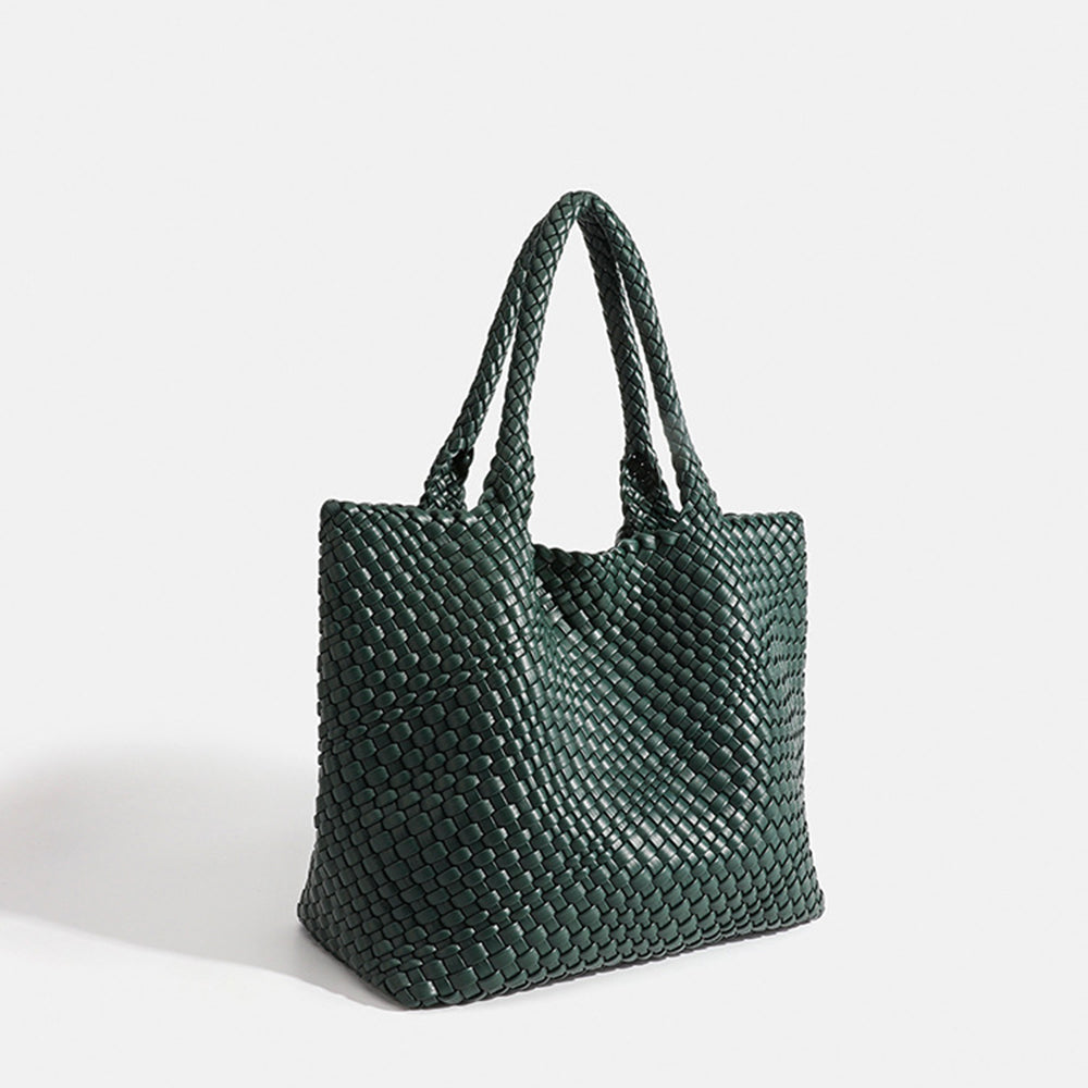 Bolso tote mujer tejido asa hombro gran capacidad