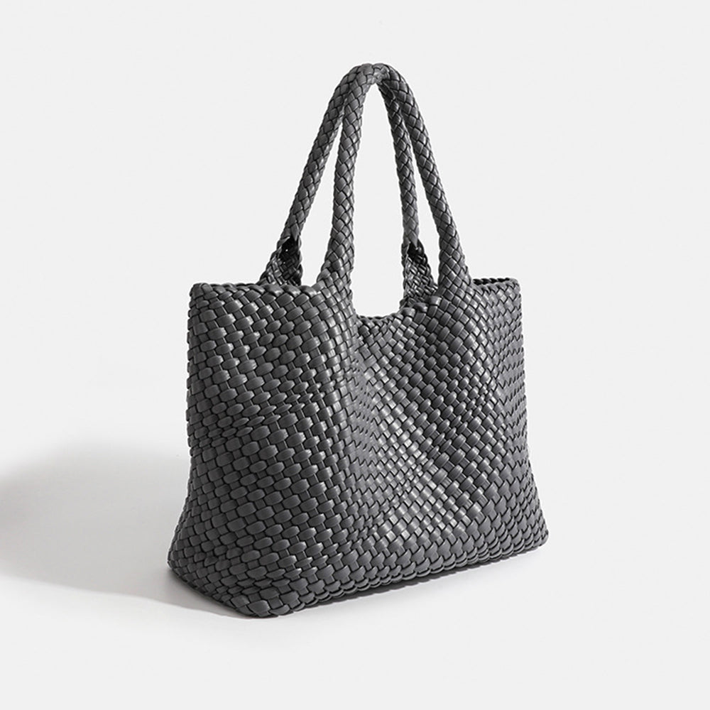 Bolso tote mujer tejido asa hombro gran capacidad