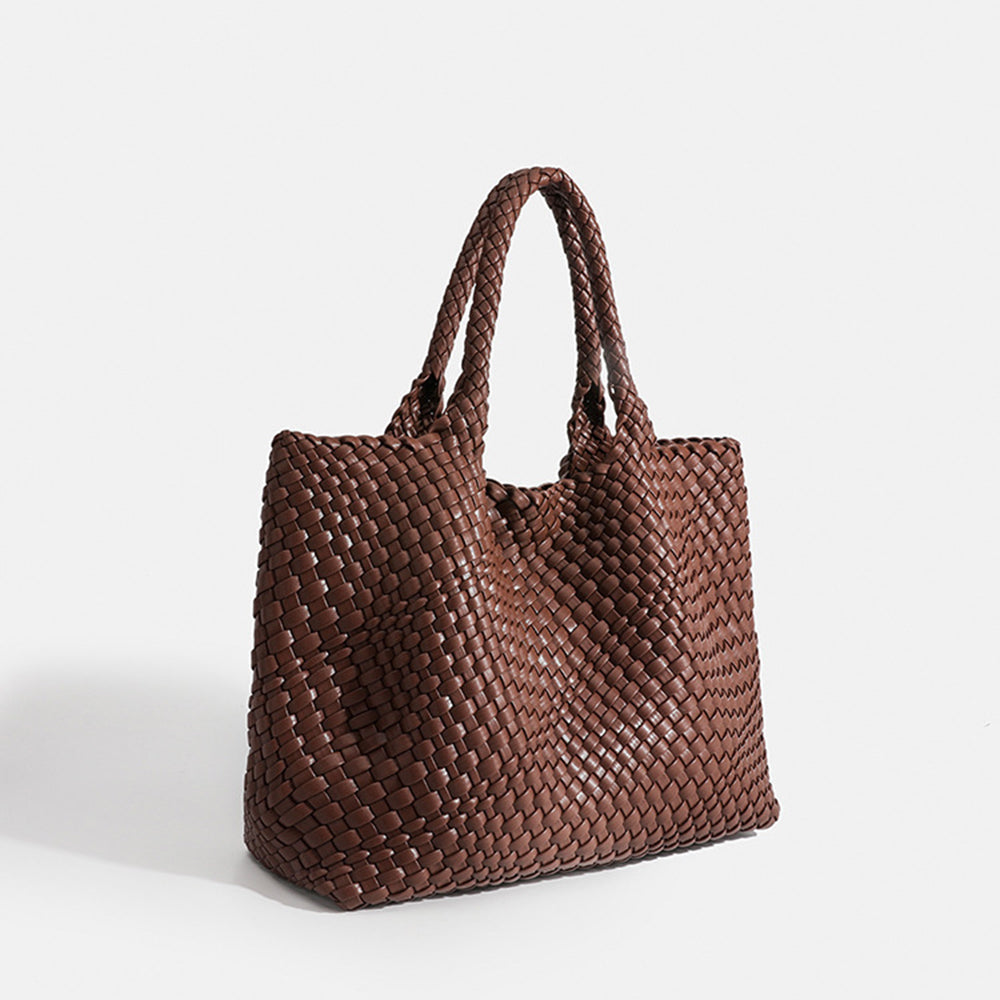 Bolso tote mujer tejido asa hombro gran capacidad