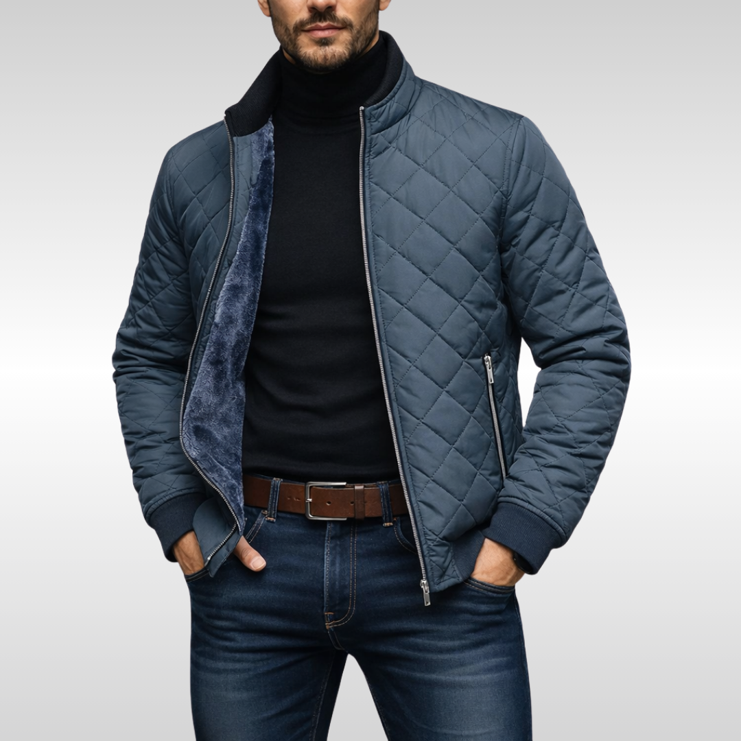 Chaqueta Acolchada con Forro Polar y Estructura Reforzada para el Uso Diario