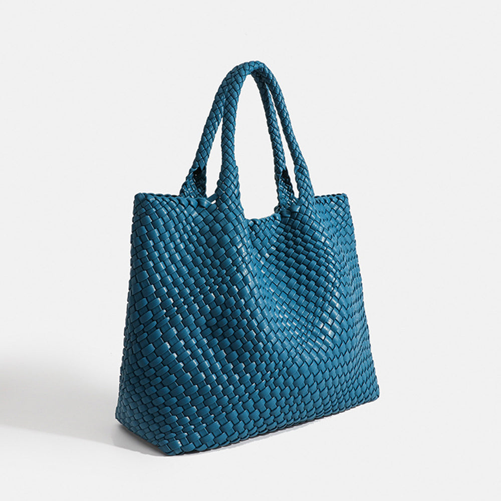 Bolso tote mujer tejido asa hombro gran capacidad