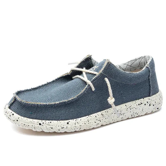 Mocasines hombre tela ligeros calzado cómodo diario