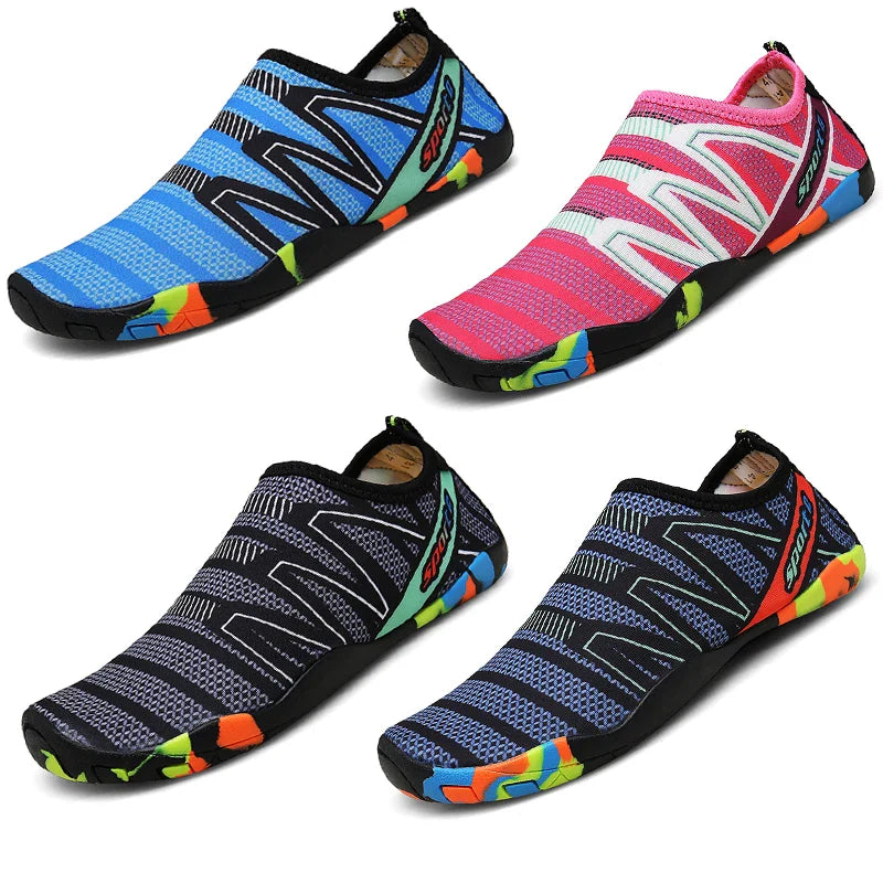 Zapatillas de agua unisex - tejido de secado rápido - calzado playa natación