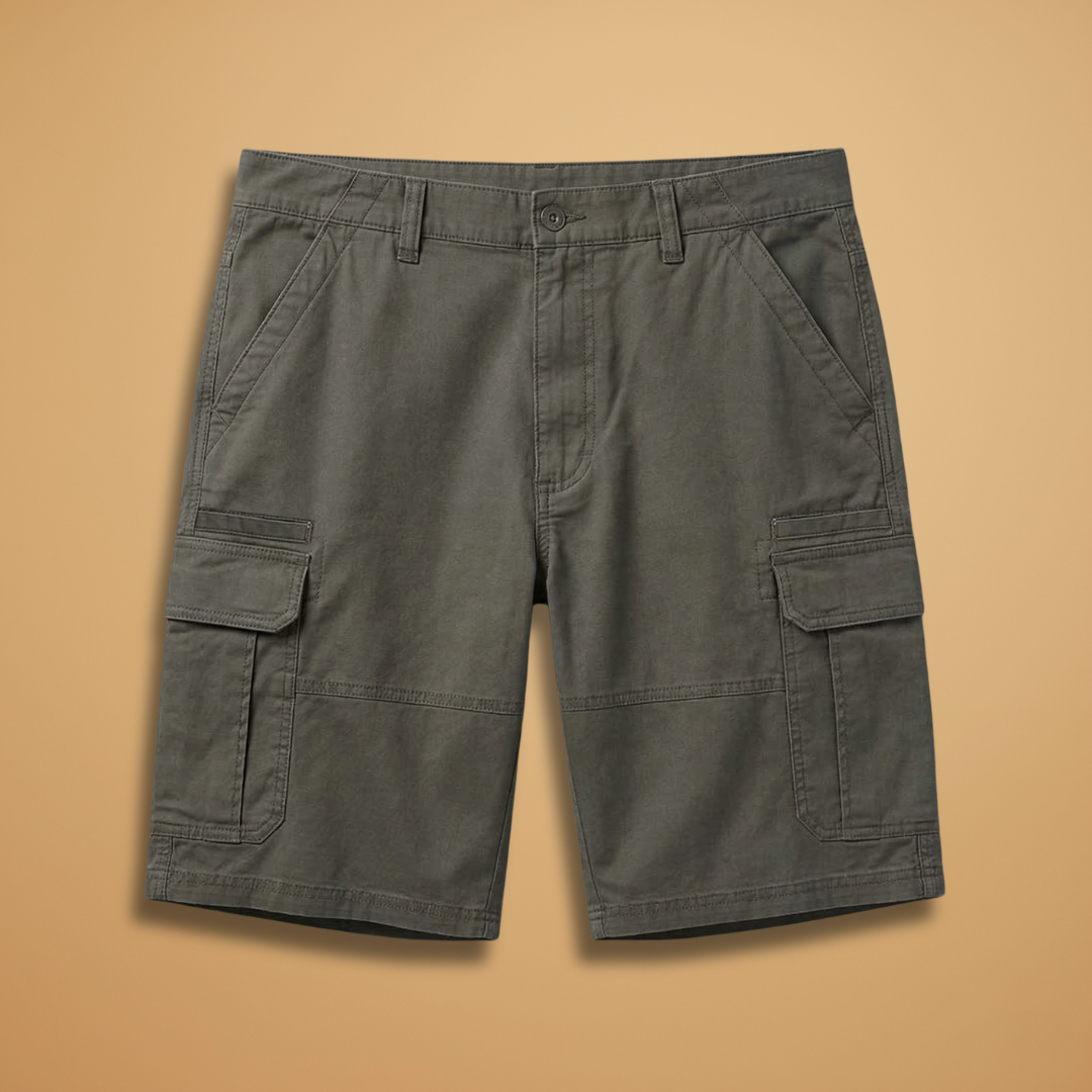 Bermudas cargo para hombre | pantalones cortos con bolsillos playa