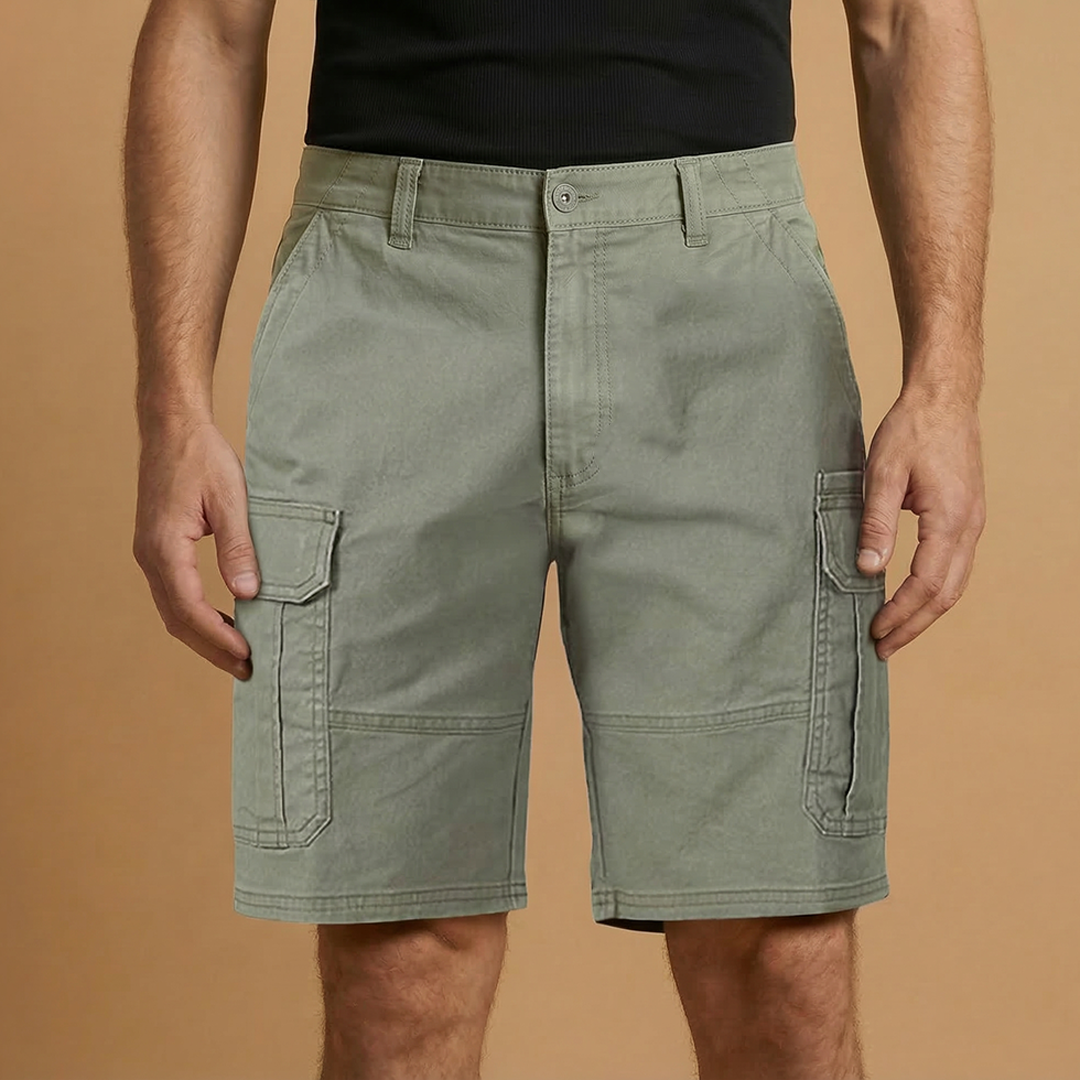 Bermudas cargo para hombre | pantalones cortos con bolsillos playa