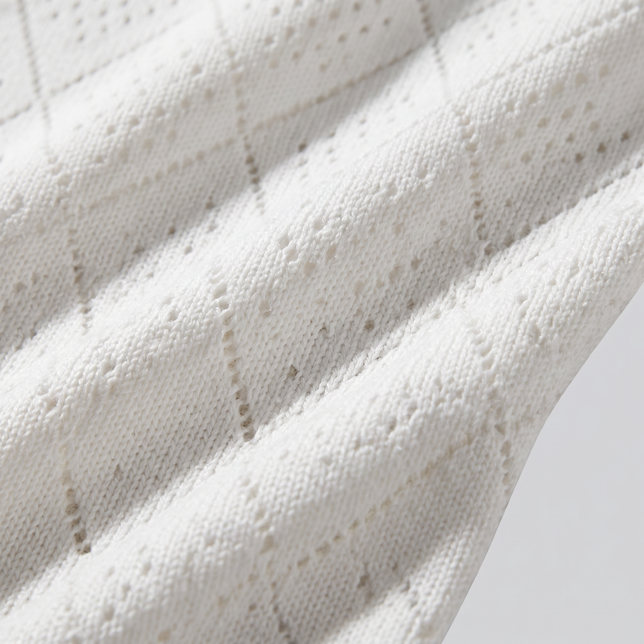 Polo para hombre con cremallera y punto calado — vacaciones
