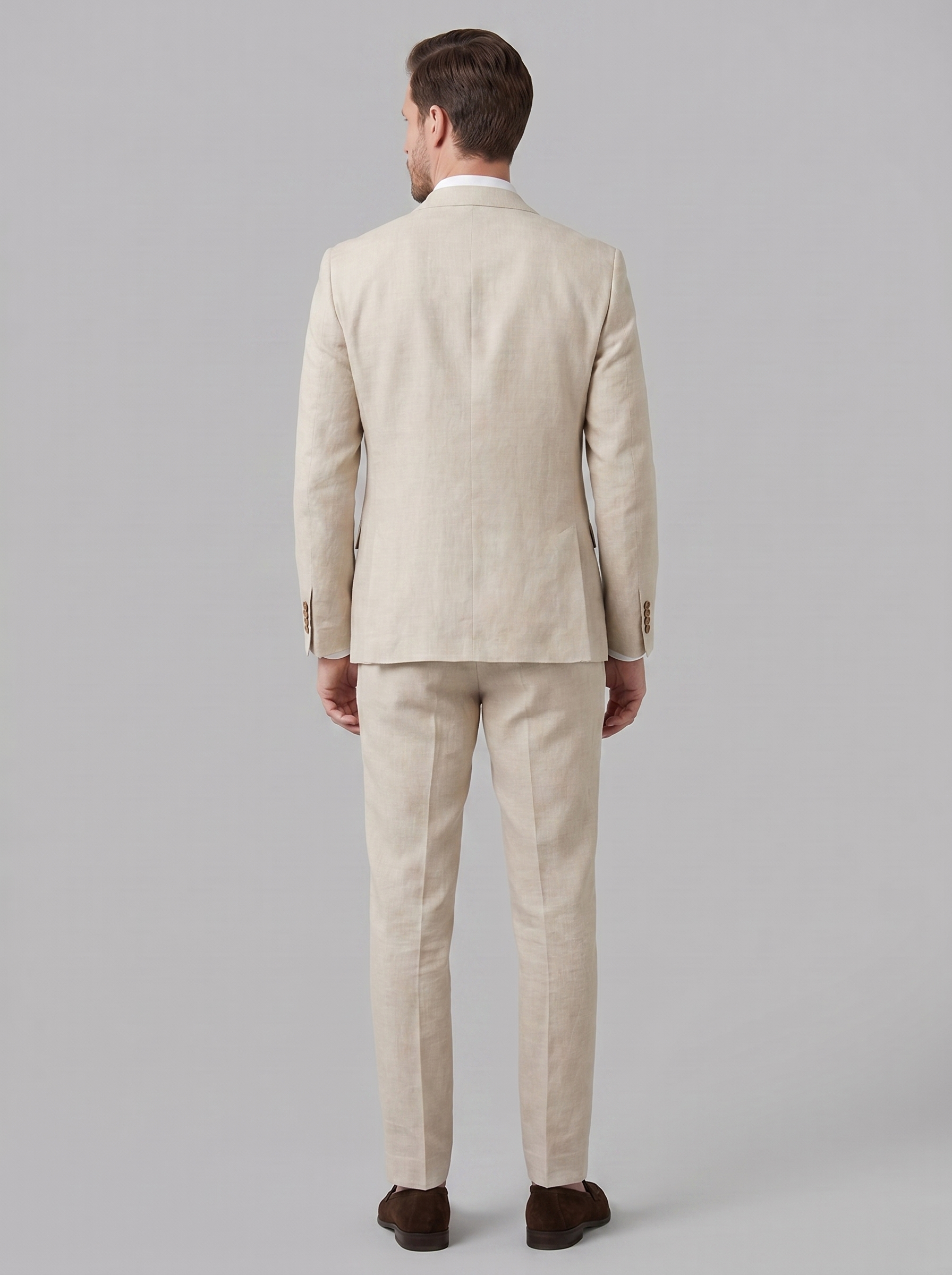 Traje de lino hombre | conjunto sastre entallado para boda