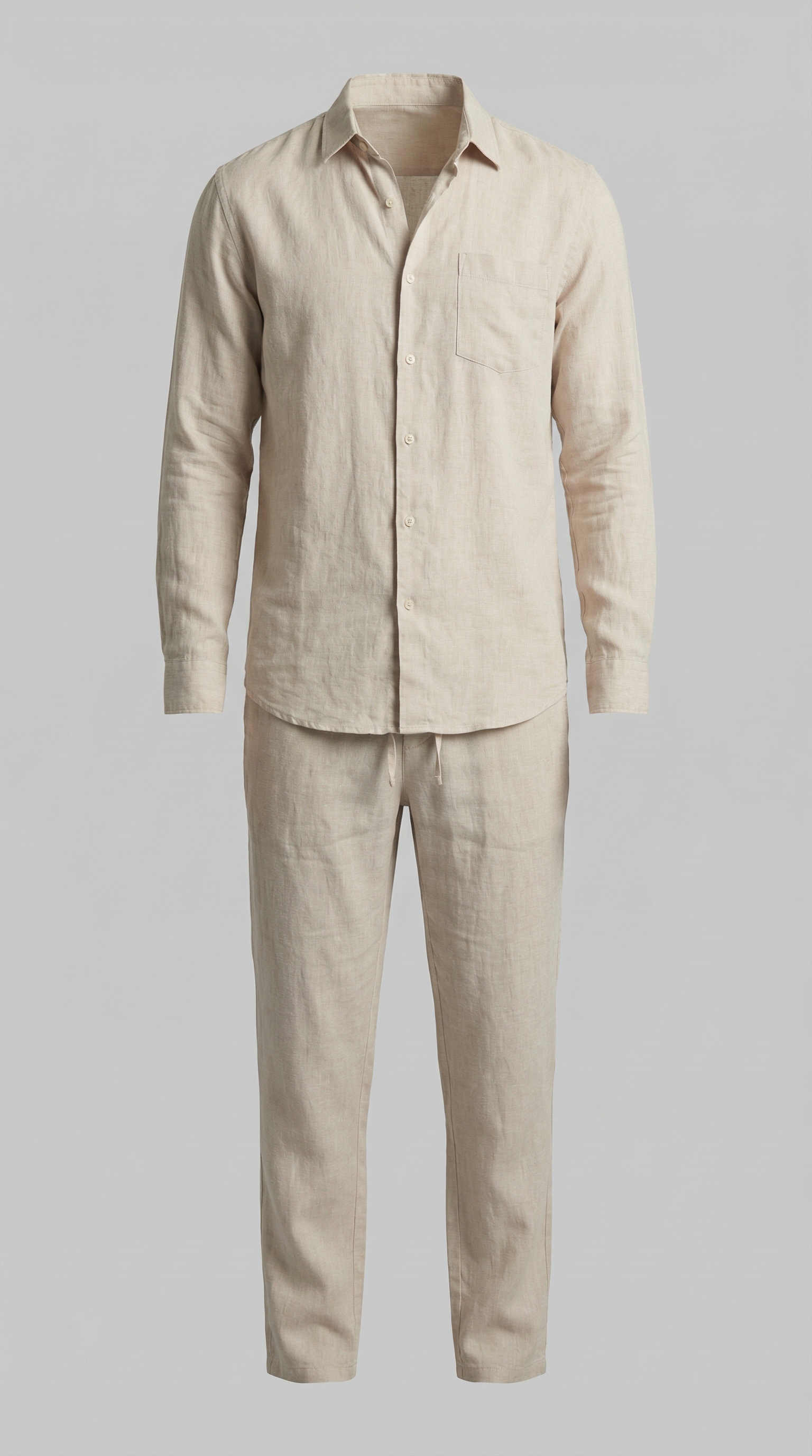 Conjunto lino hombre | conjunto dos piezas ajuste slim