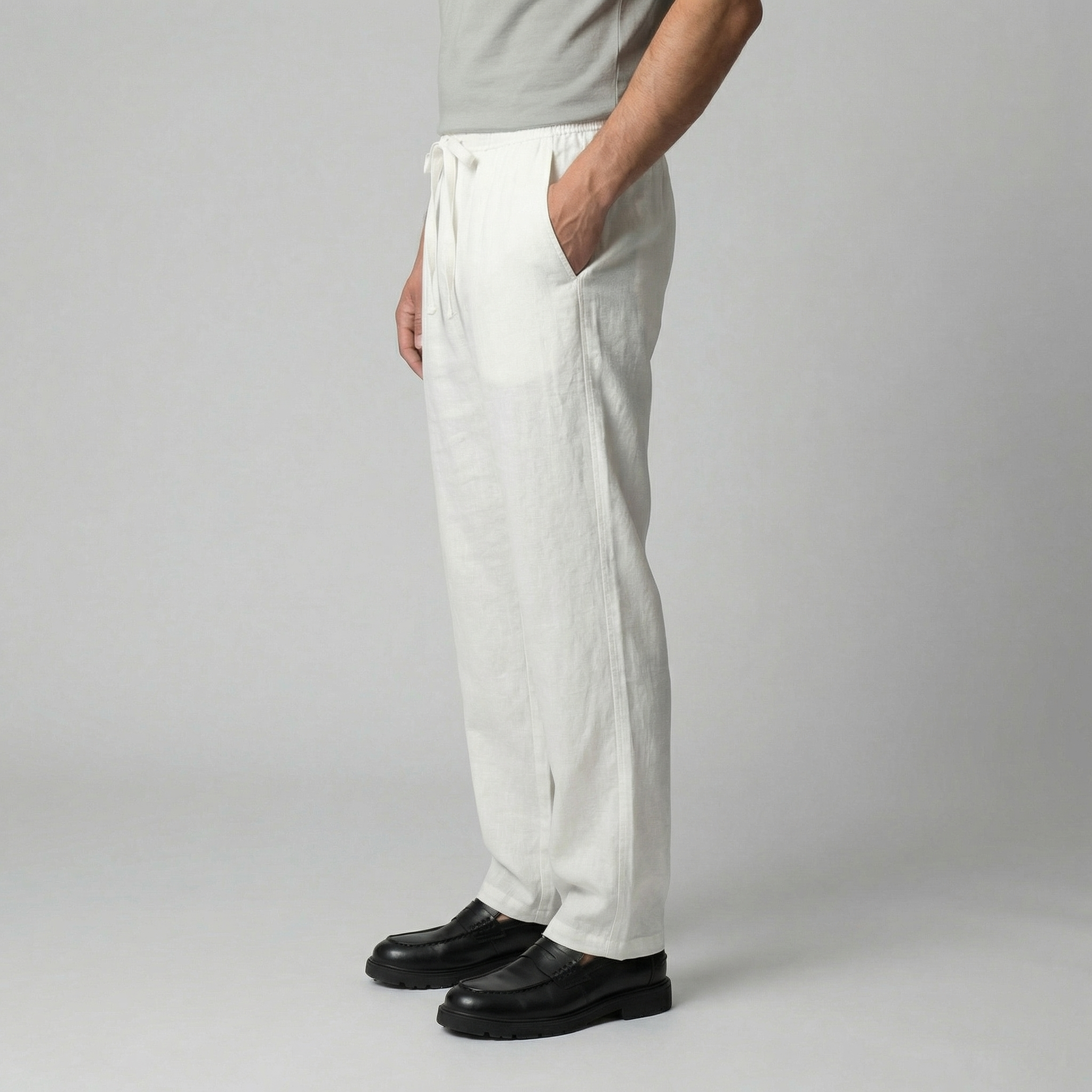 Men's linen pants | slim fit for the beach