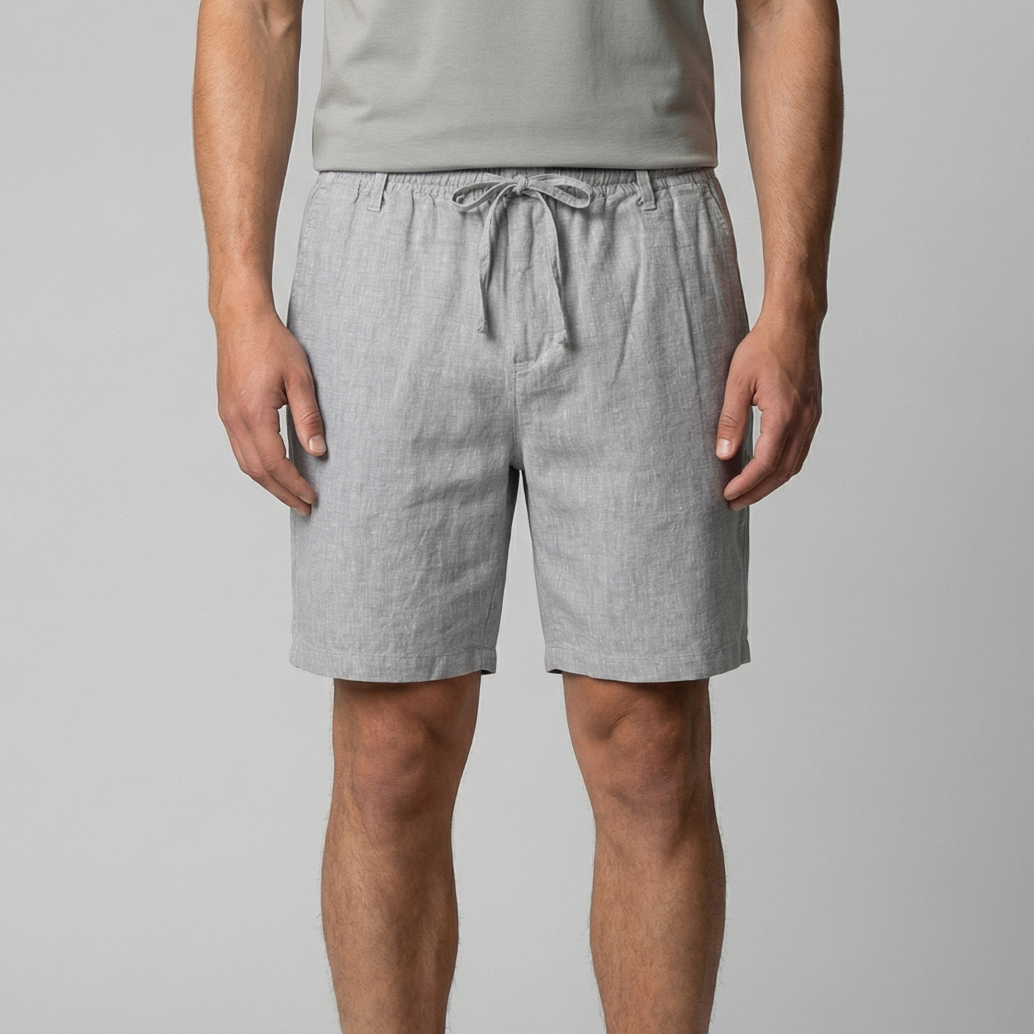 Pantalón corto de lino hombre | ajuste relajado para verano