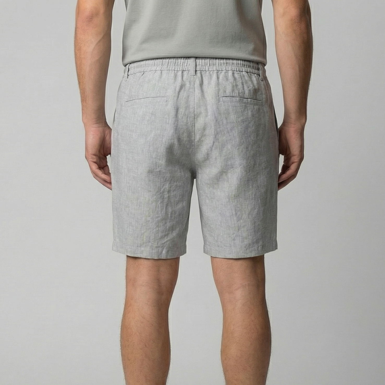 Pantalón corto de lino hombre | ajuste relajado para verano