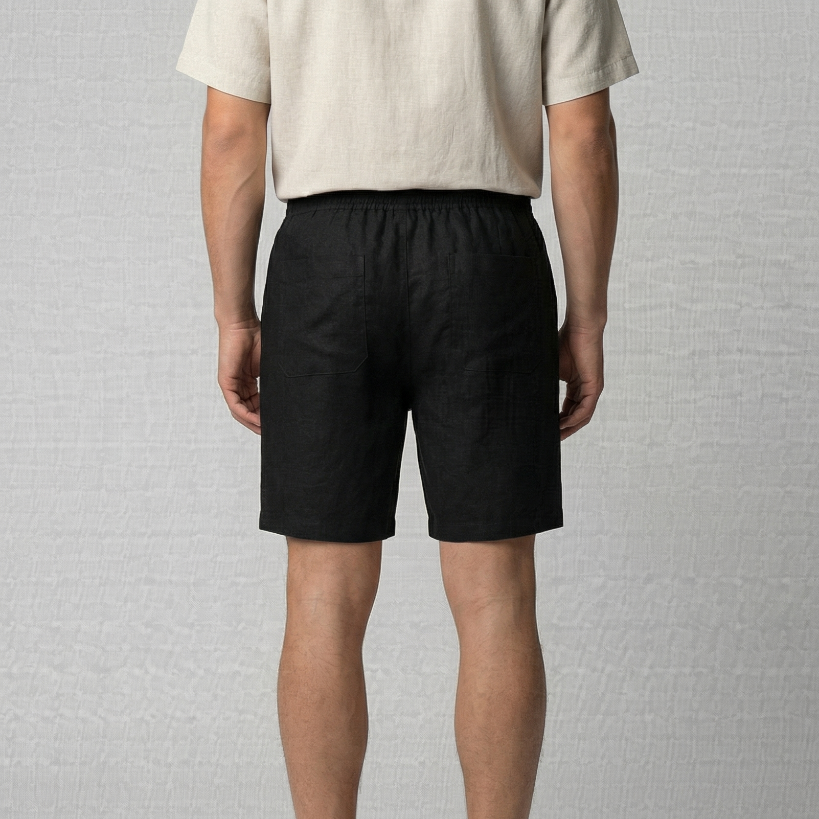Pantalón corto de lino hombre | ajuste relajado para verano