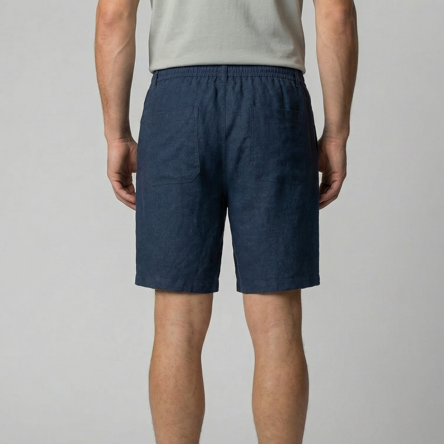 Pantalón corto de lino hombre | ajuste relajado para verano