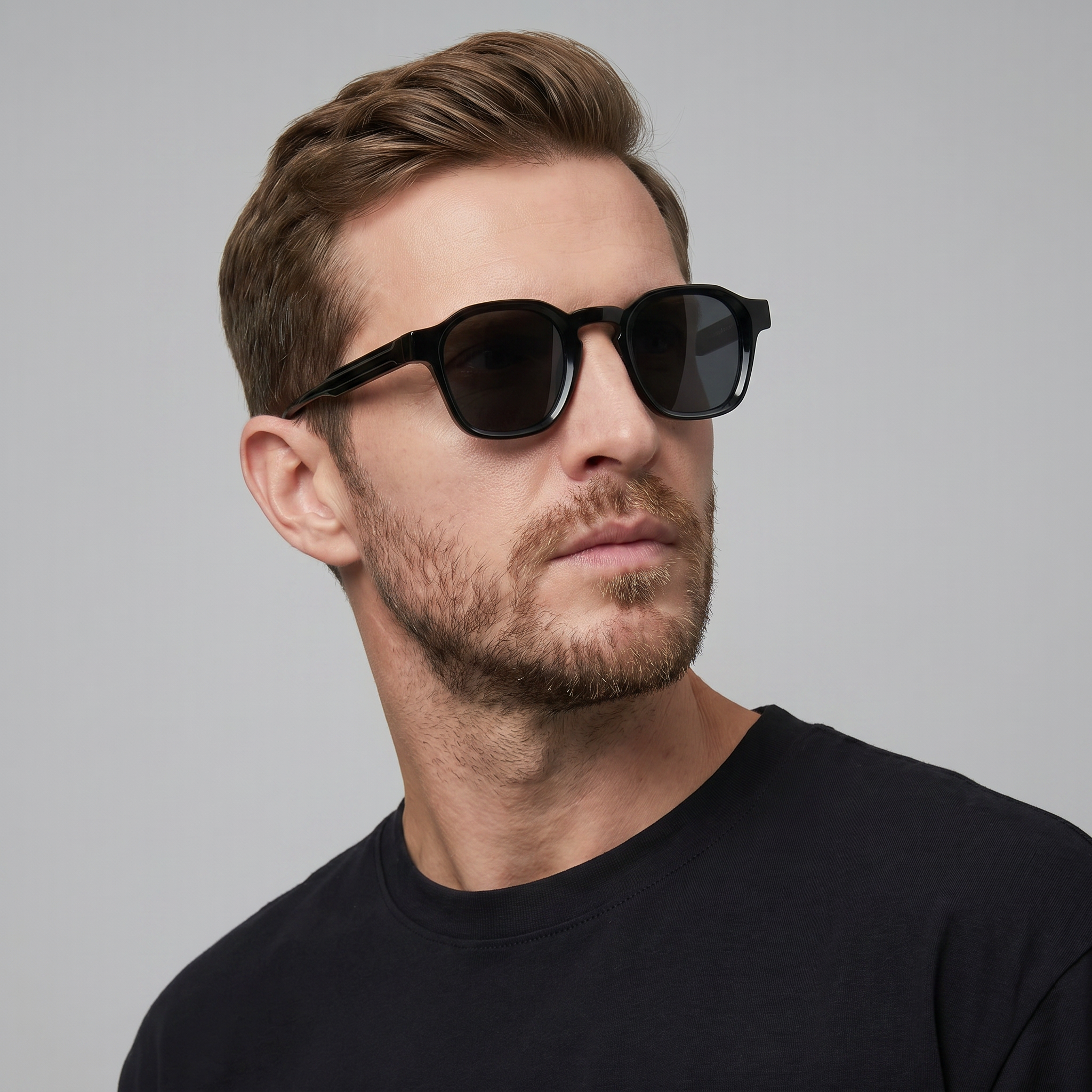 Lunettes de soleil homme | monture carrée usage quotidien