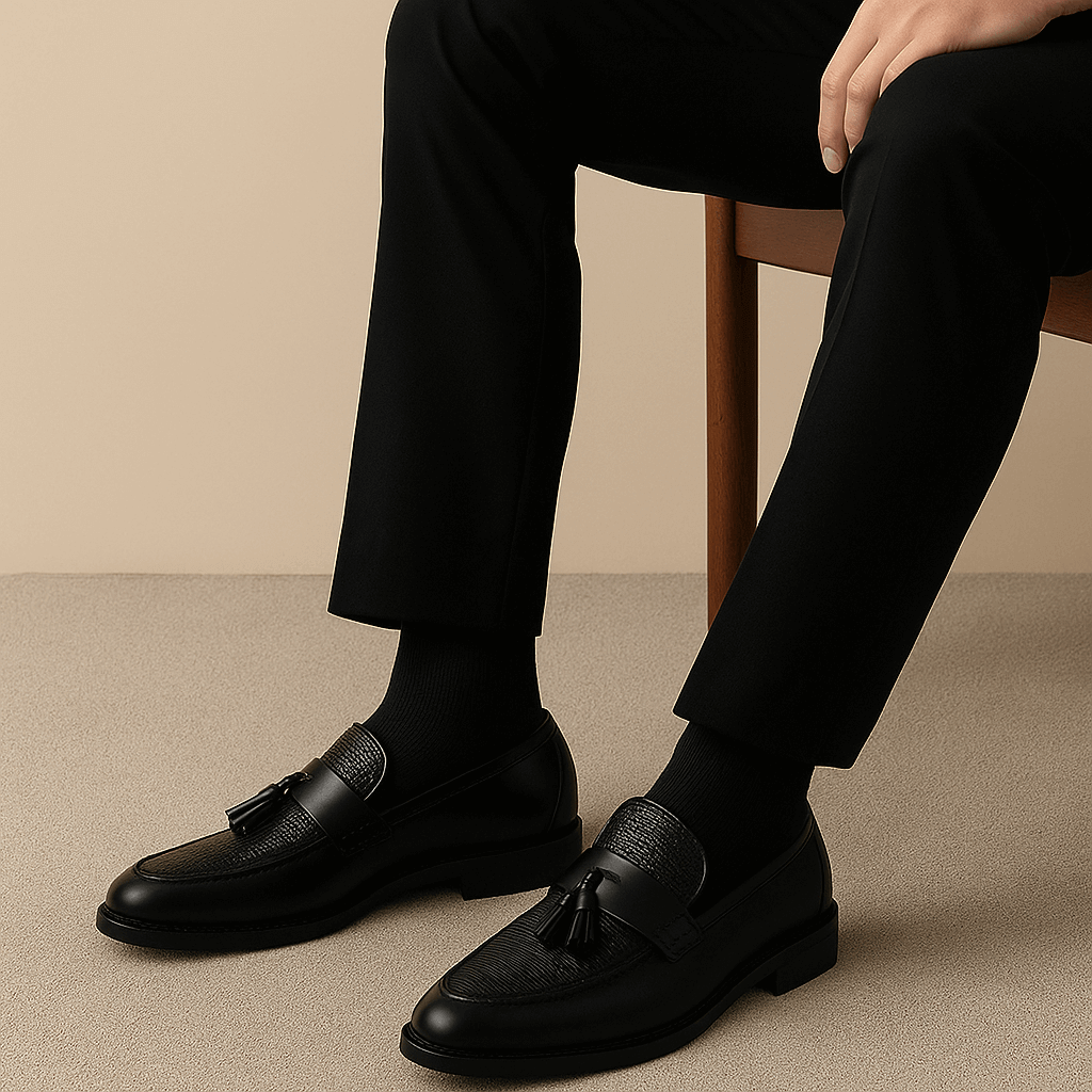 Πλεκτά μοκασίνια για άνδρες — slip-on στυλ για εκδηλώσεις