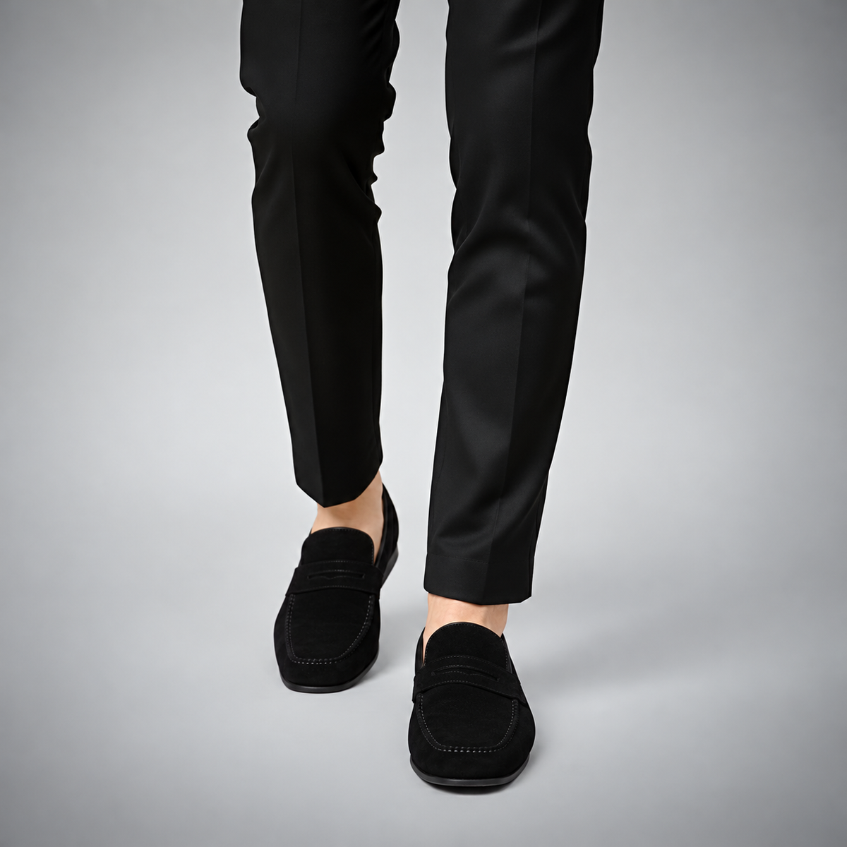 Mocasines de Gamuza para Hombre con Diseño Slip-On y Suela Ligera