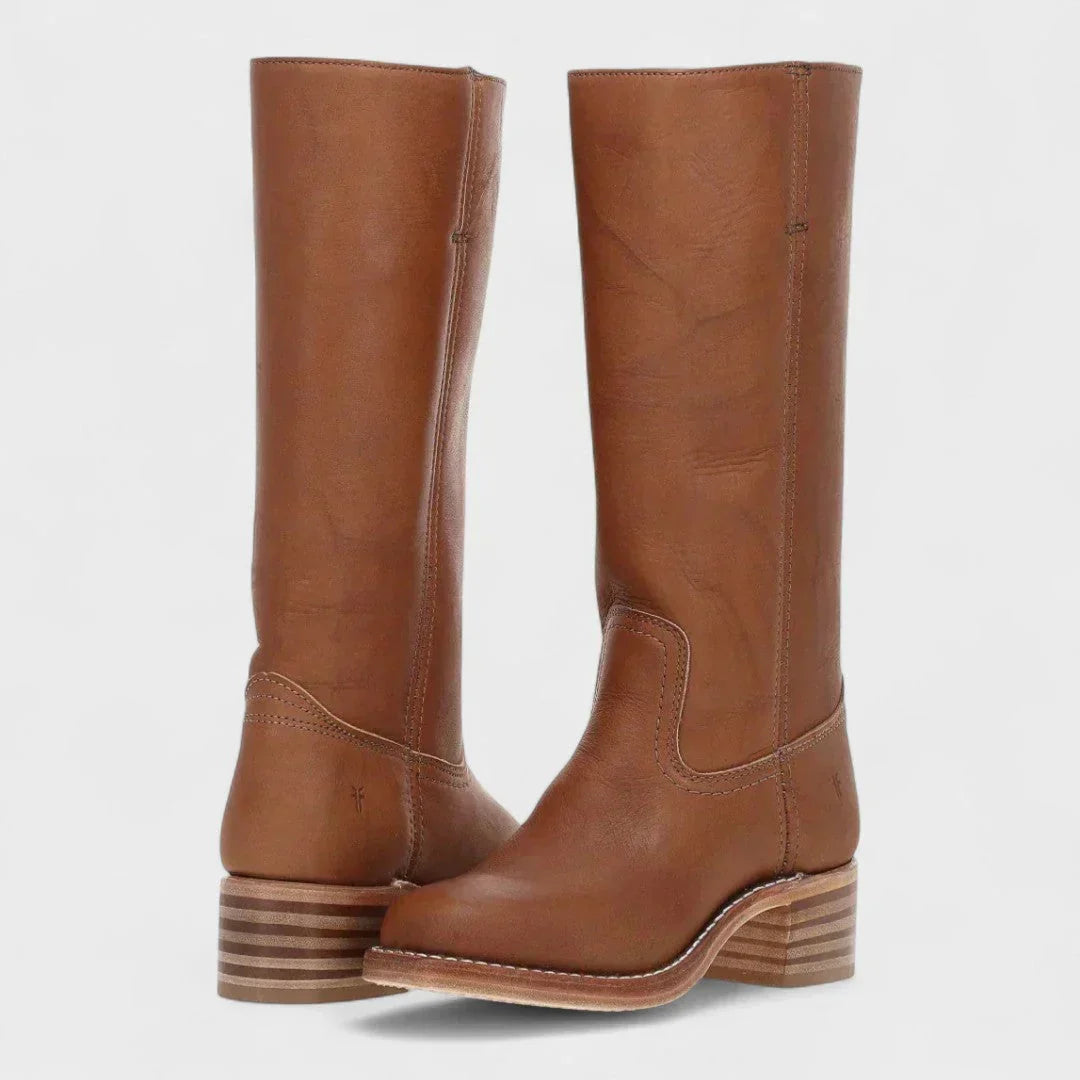 Botas de Estilo Retro para Mujer con Suela Antideslizante y Plantilla Acolchada