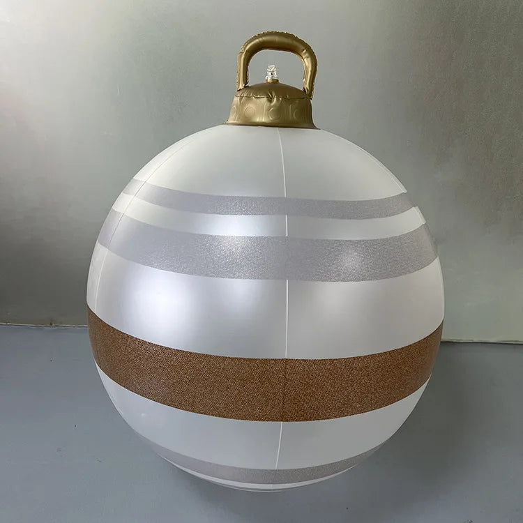Bola Hinchable Gigante de Navidad de 60 cm para Exterior sin Luces