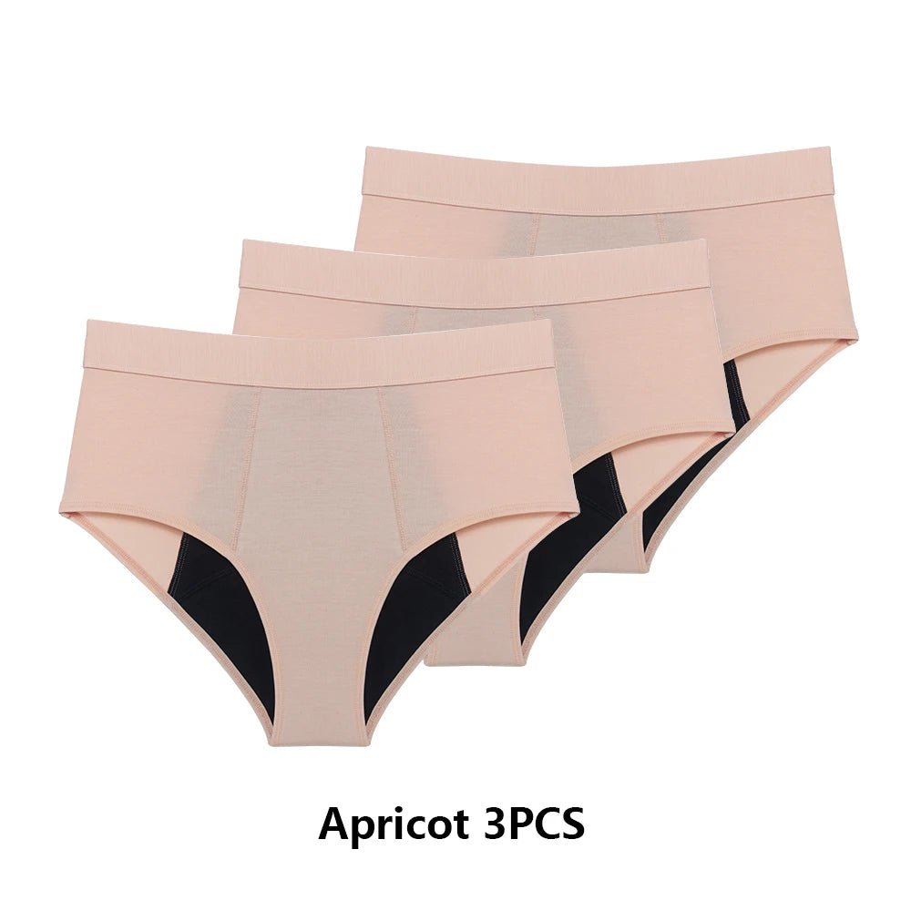 Bragas de periodo menstruales pack 3 unidades
