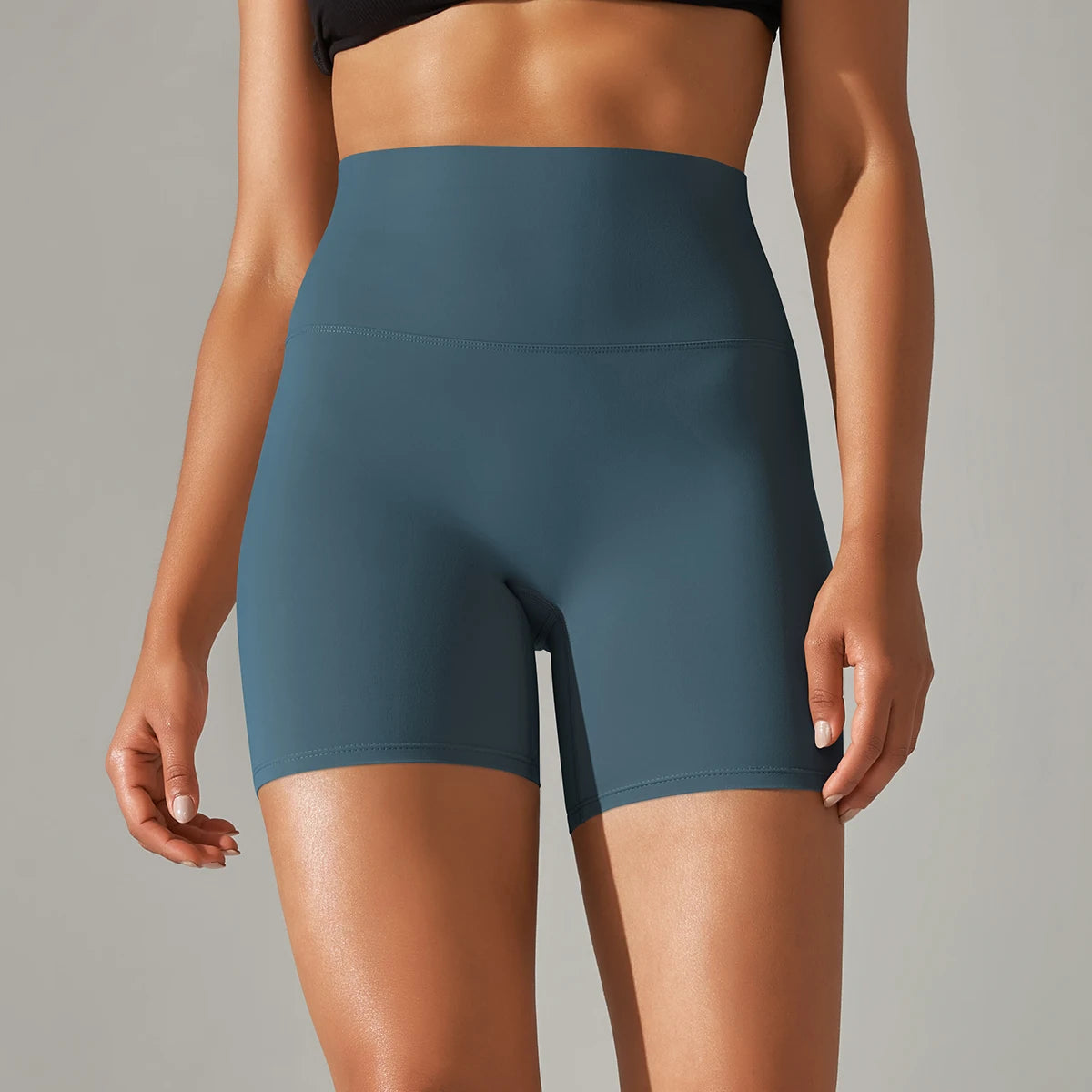 Shorts Deportivos Mujer de Tiro Alto