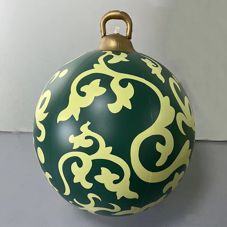 Bola Hinchable Gigante de Navidad de 60 cm para Exterior sin Luces