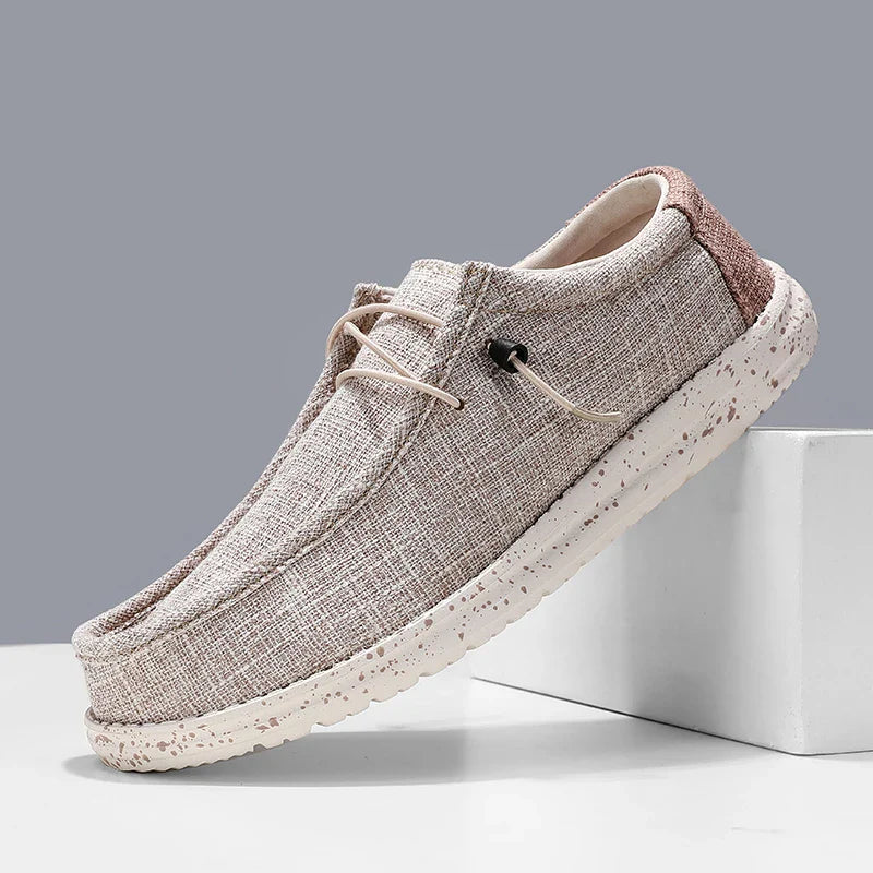 Mocasines de Lona para Hombre con Suela de EVA Ligeros y Transpirables