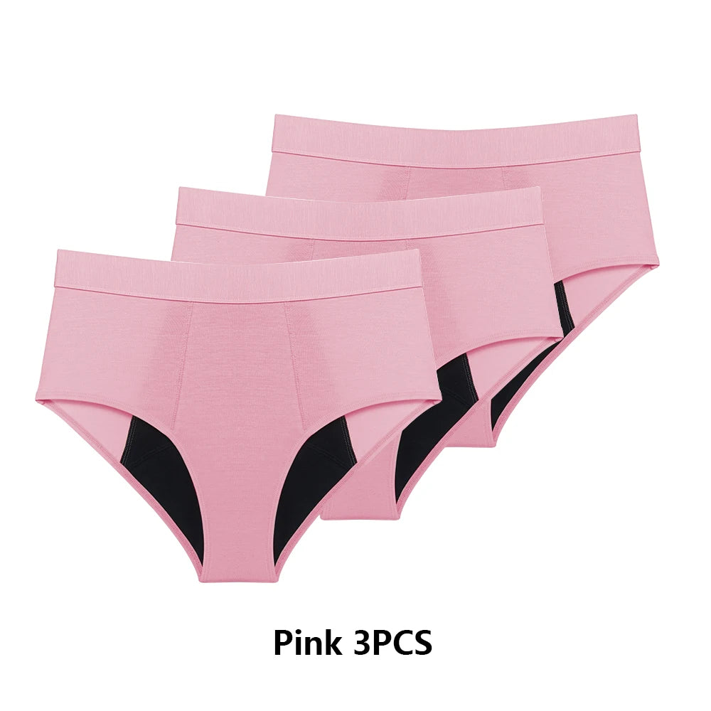 Bragas de periodo menstruales pack 3 unidades