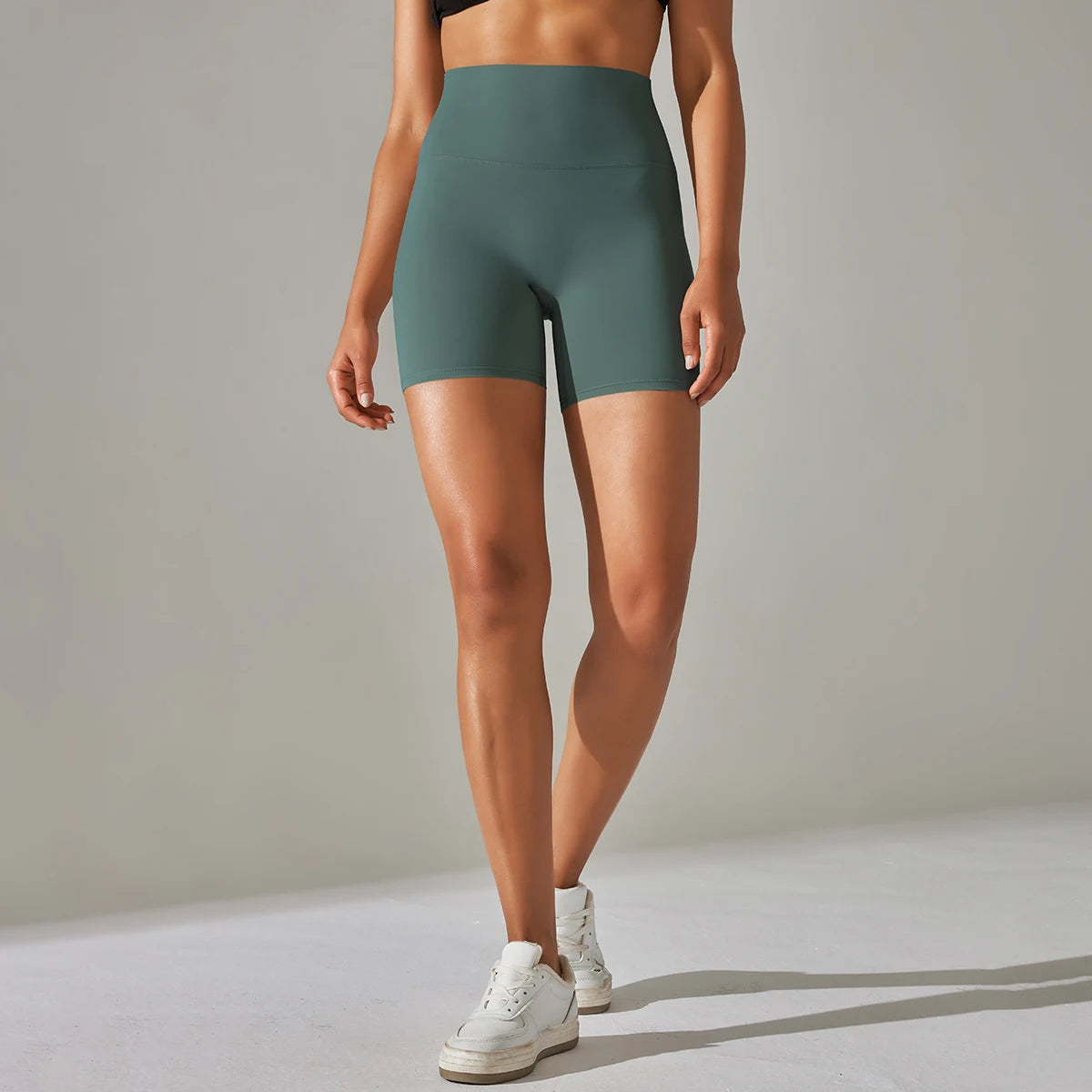 Shorts Deportivos Mujer de Tiro Alto