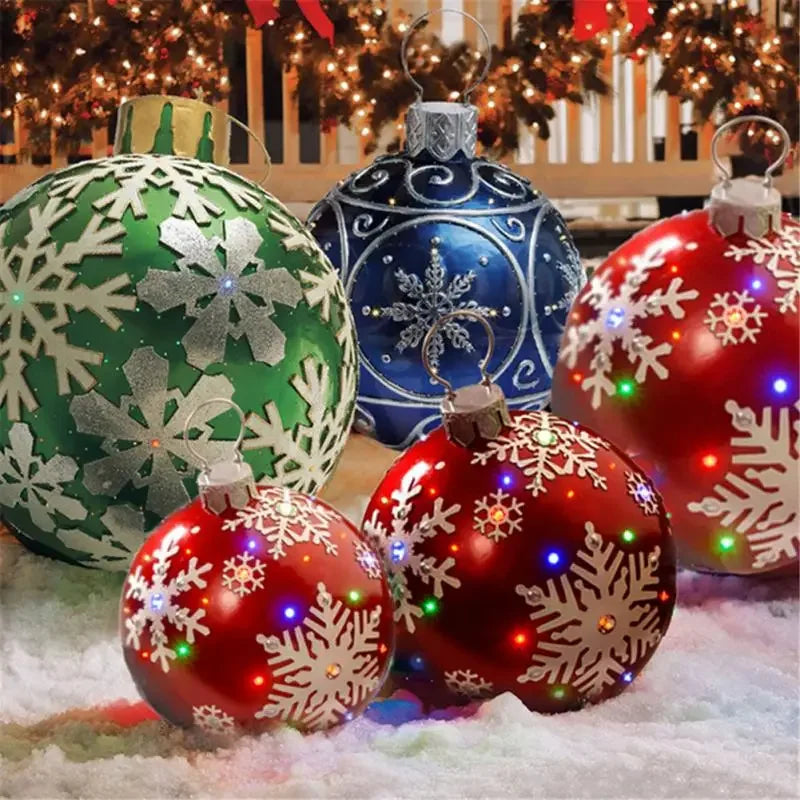 Palla gonfiabile decorativa da esterno con diametro di 60 cm, senza luci